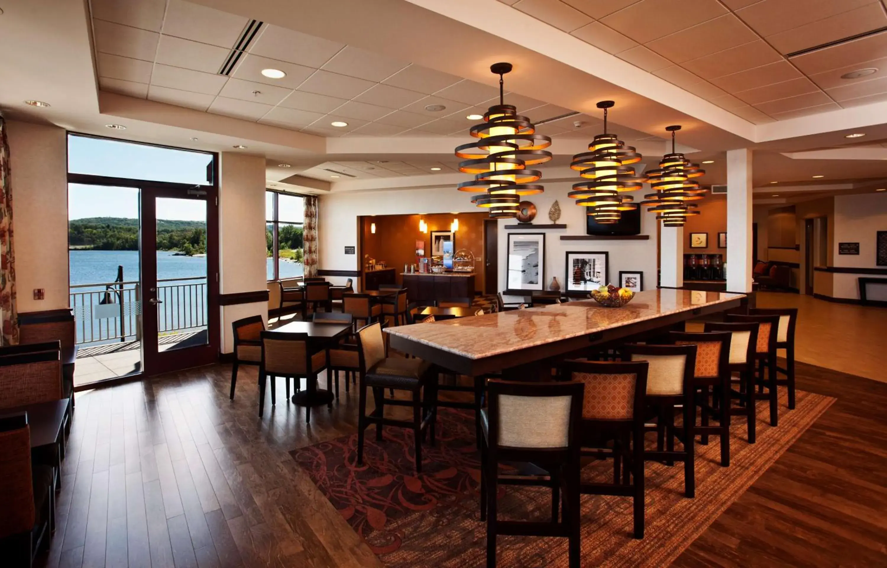 Lobby or reception in Hampton Inn Marquette-Waterfront Lobby or reception in Hampton Inn Marquette-Waterfront