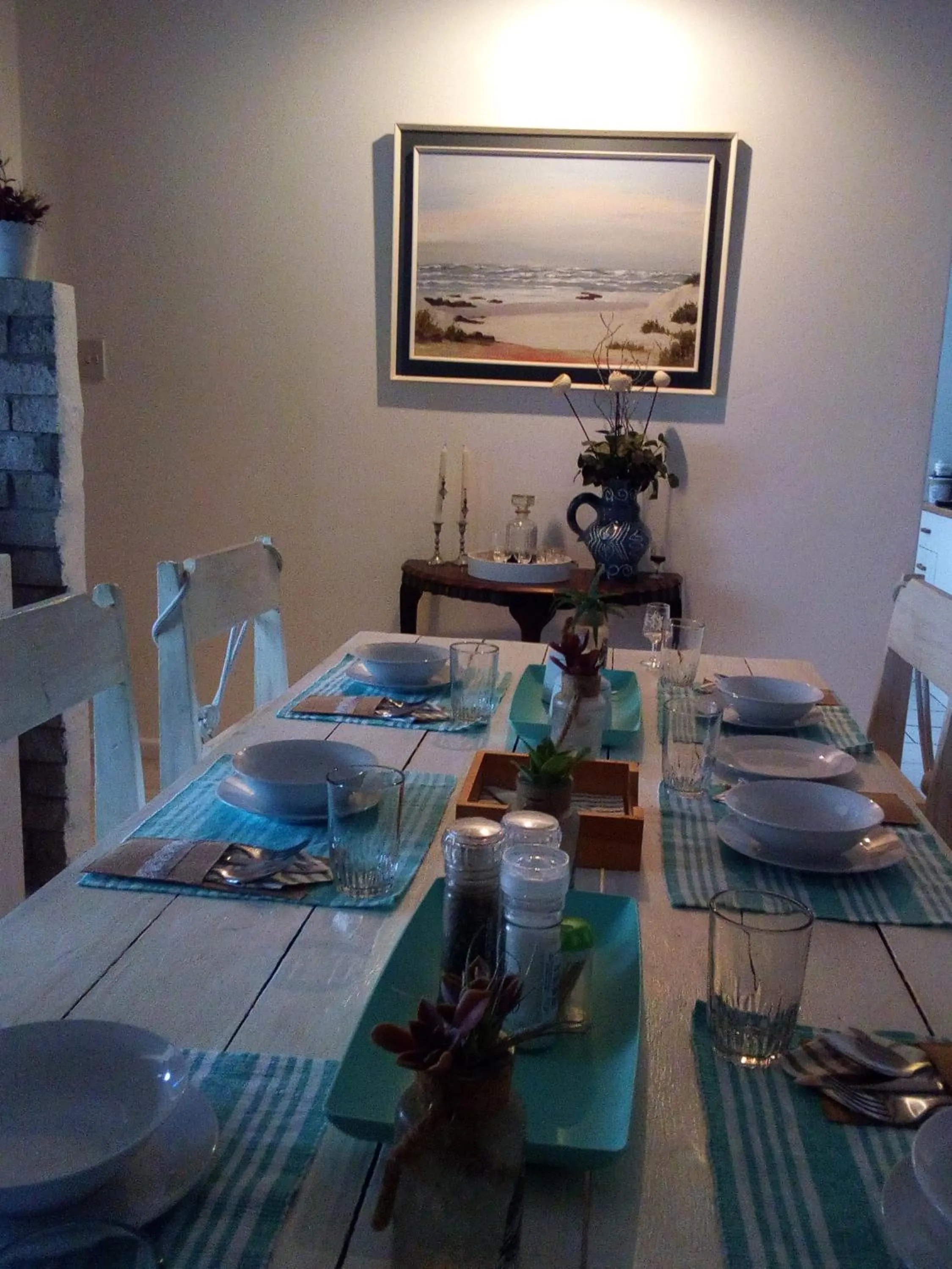 Dining area in 57 On Wellington Accommodation