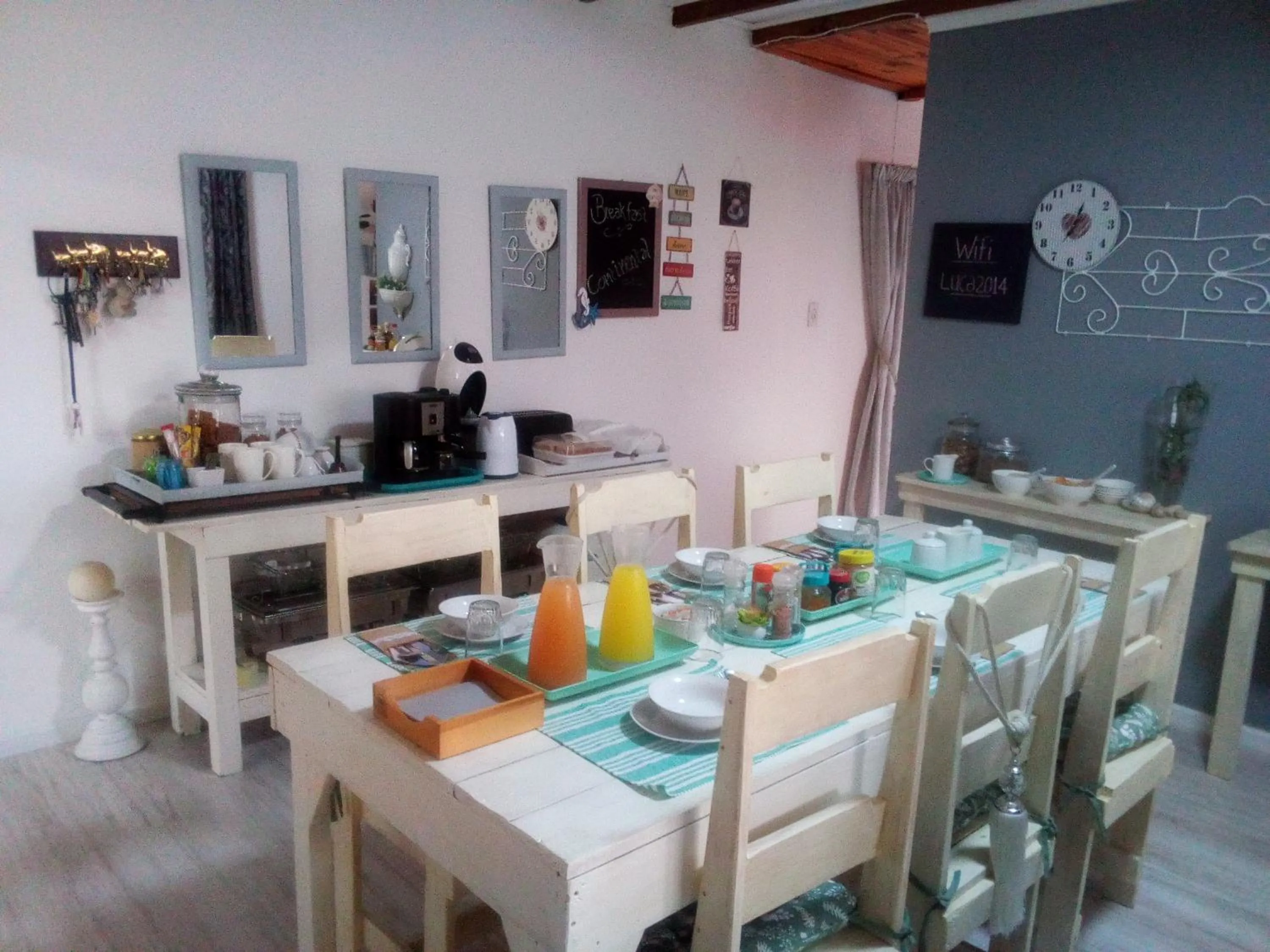 Dining area in 57 On Wellington Accommodation