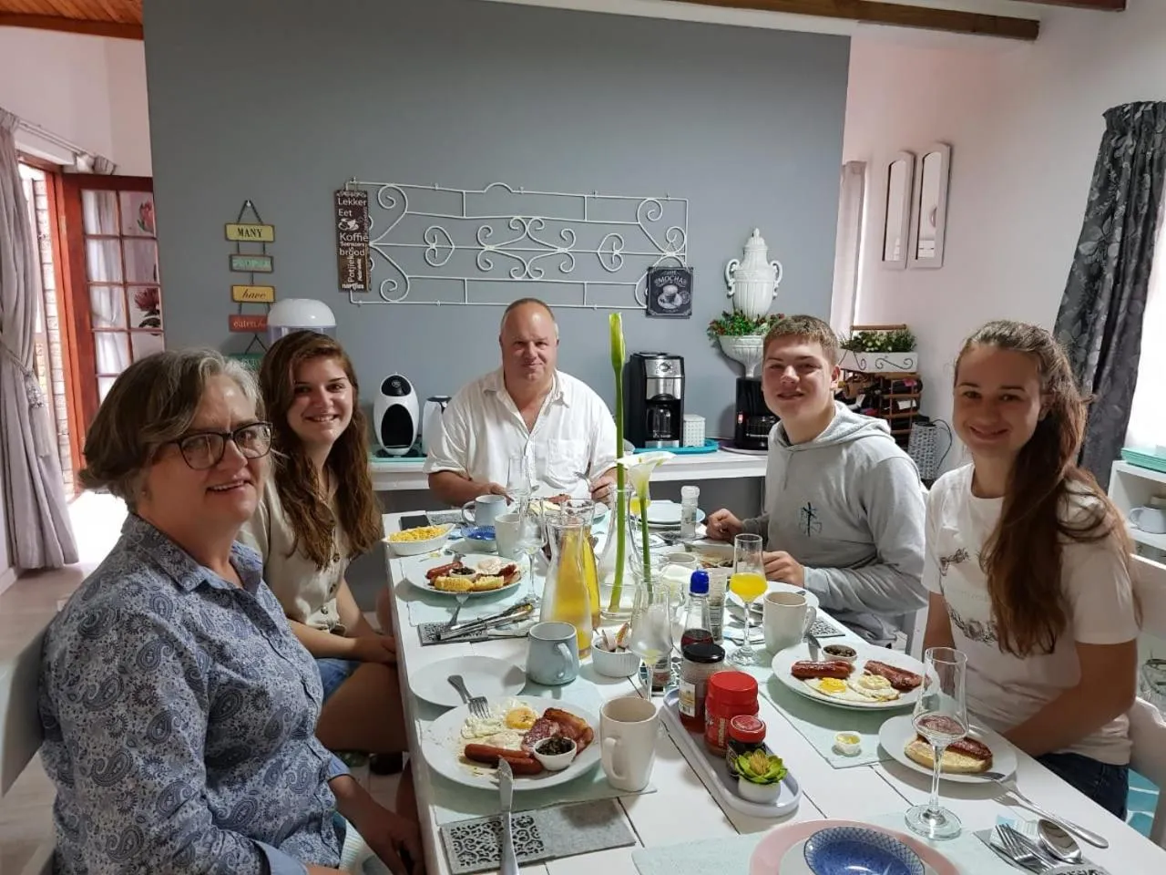 group of guests in 57 On Wellington Accommodation