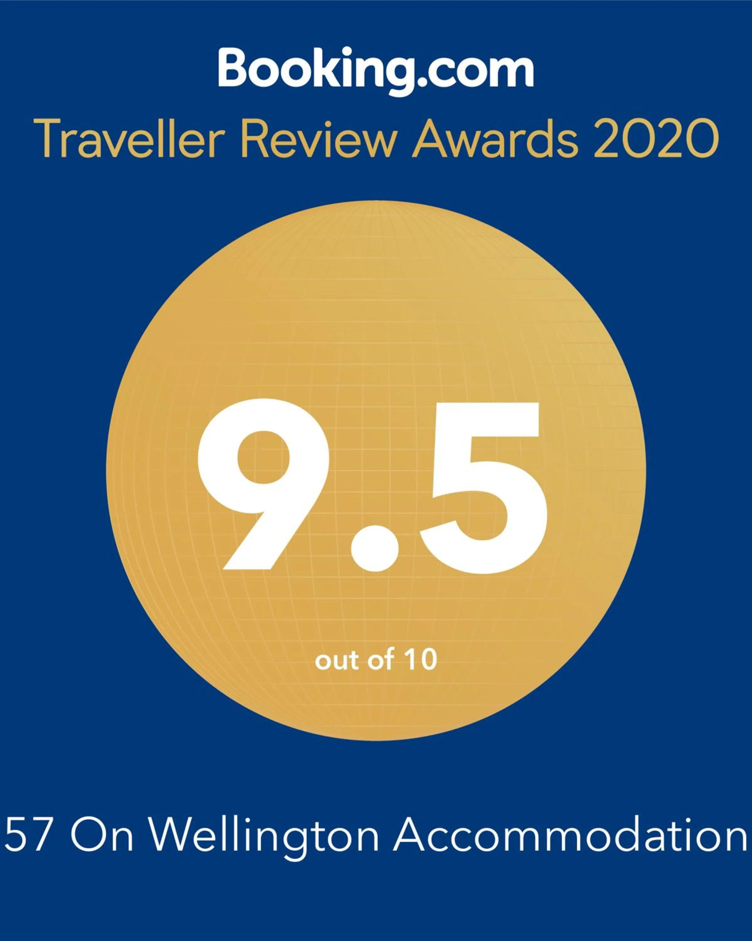 Logo/Certificate/Sign in 57 On Wellington Accommodation