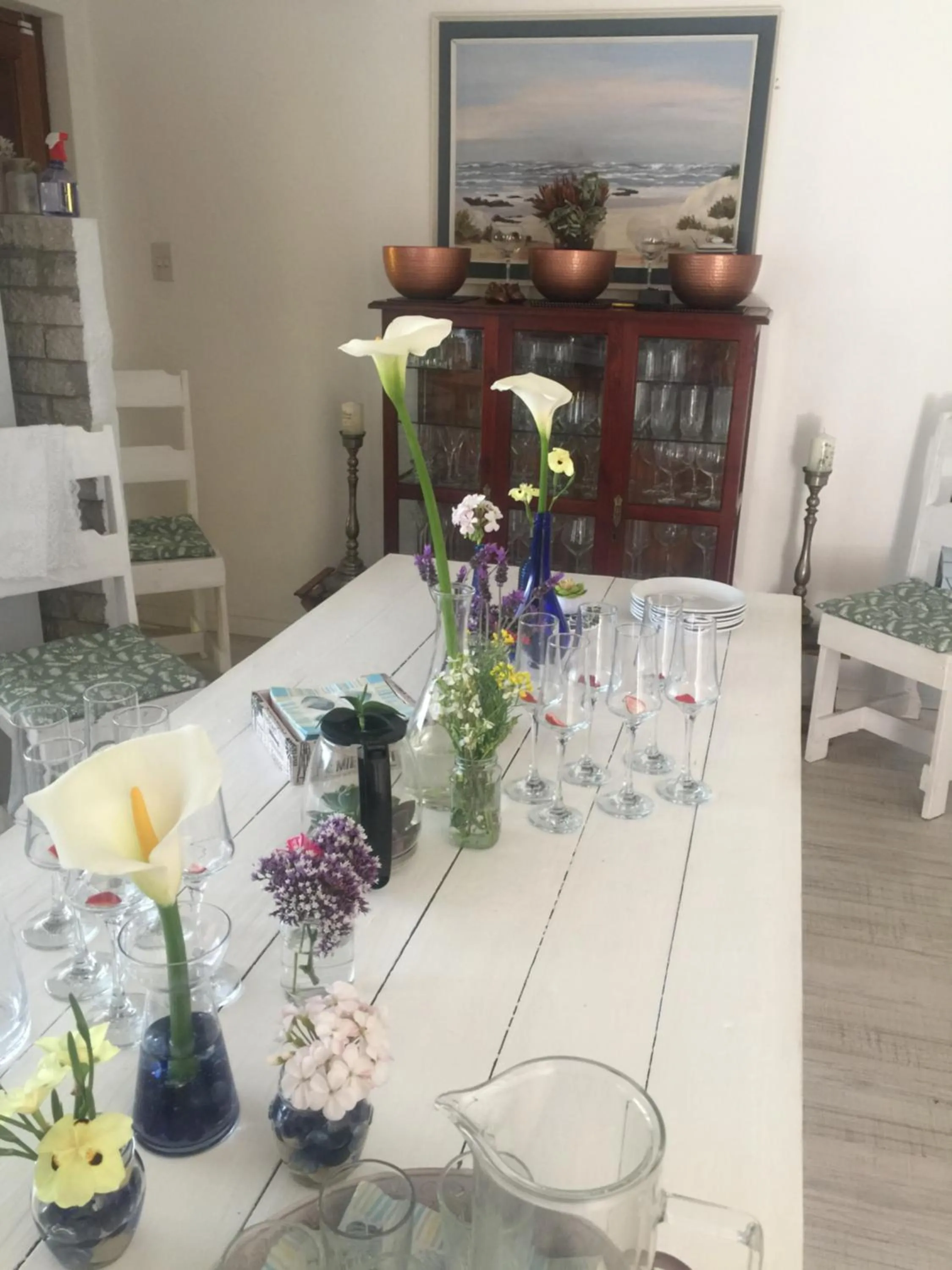 Dining area in 57 On Wellington Accommodation