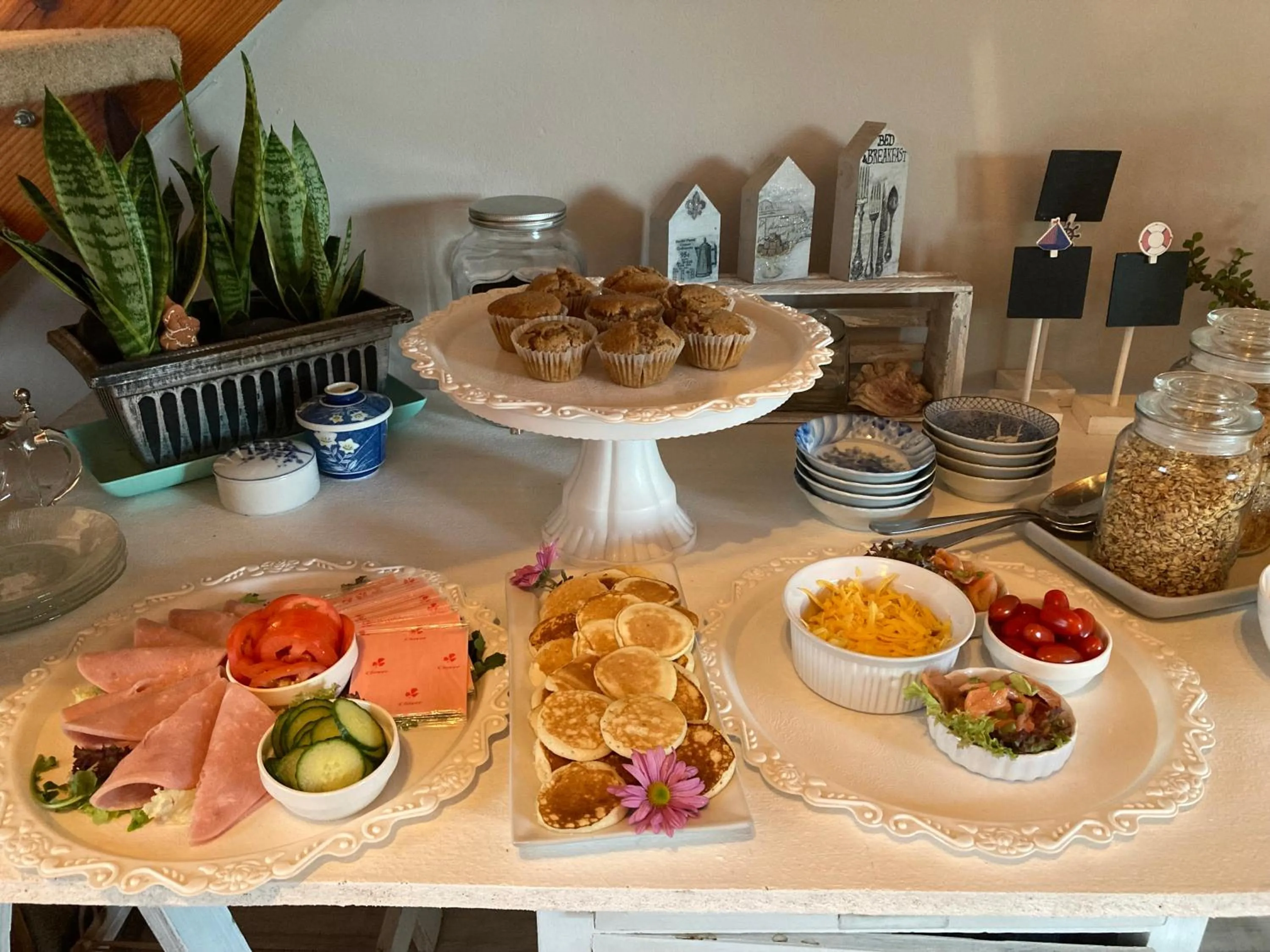 Continental breakfast in 57 On Wellington Accommodation