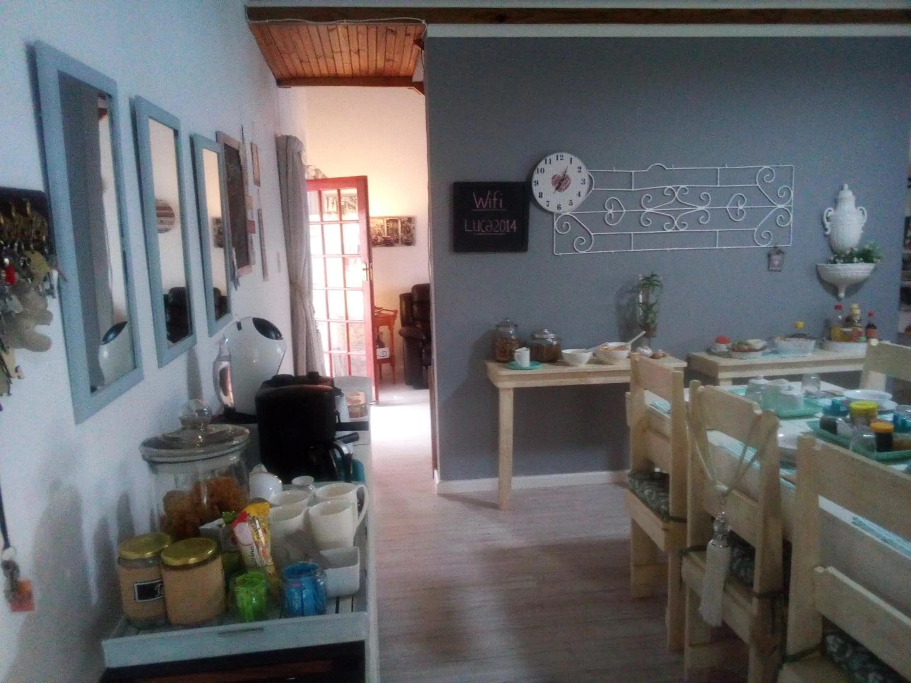 Dining area in 57 On Wellington Accommodation