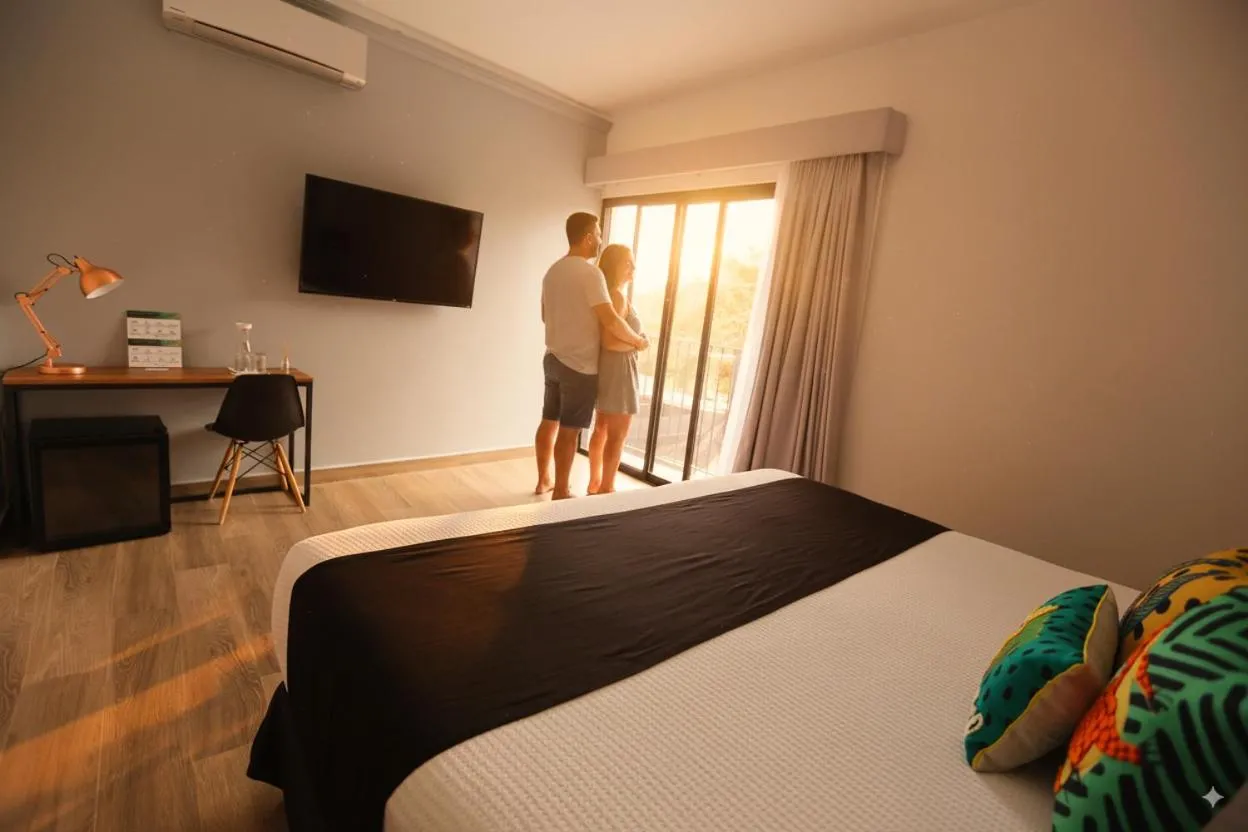 Communal lounge/ TV room, Bed in Casa Chukum - Hotel Boutique