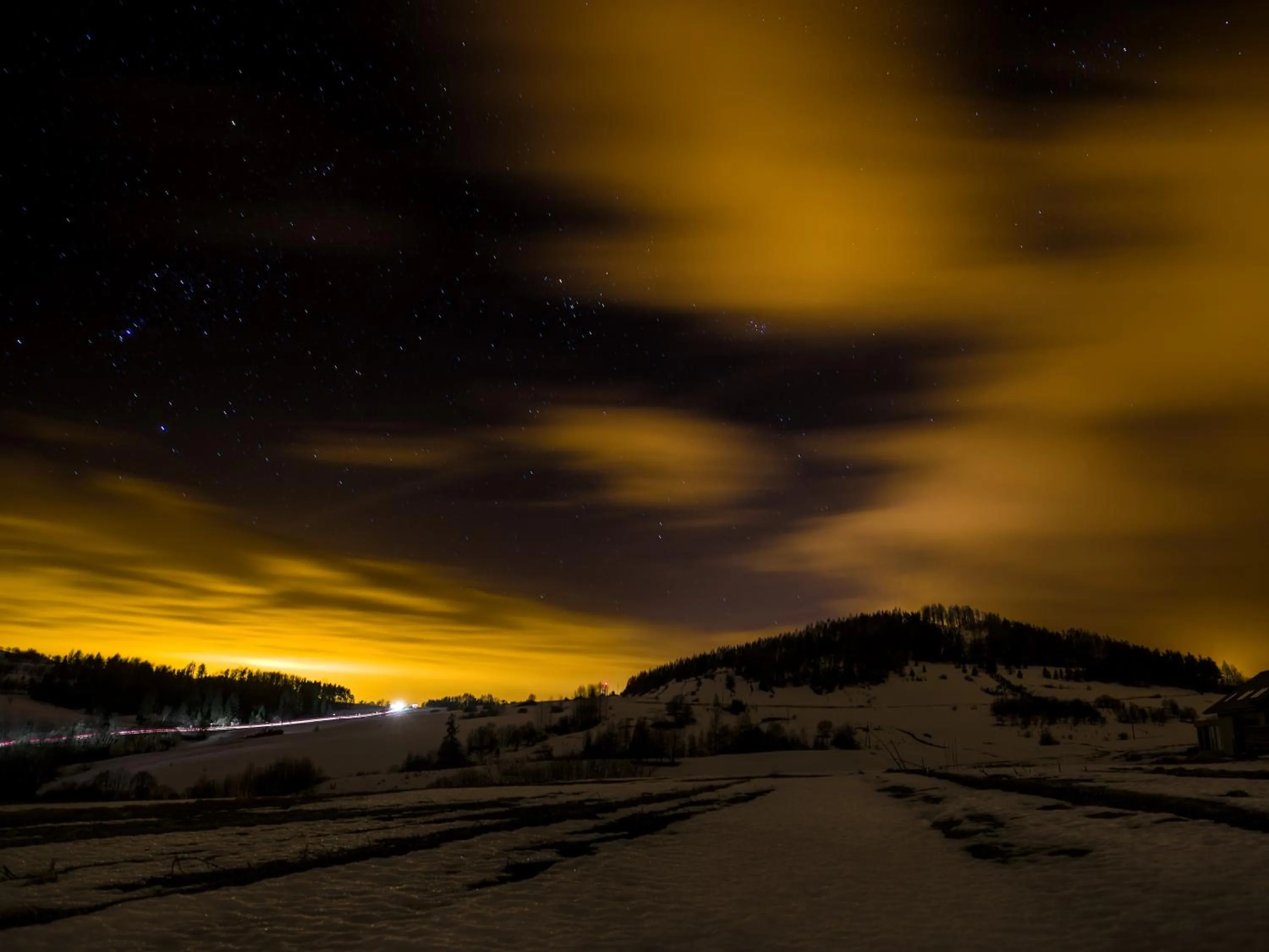 Natural landscape in Domki Pod Wulkanem