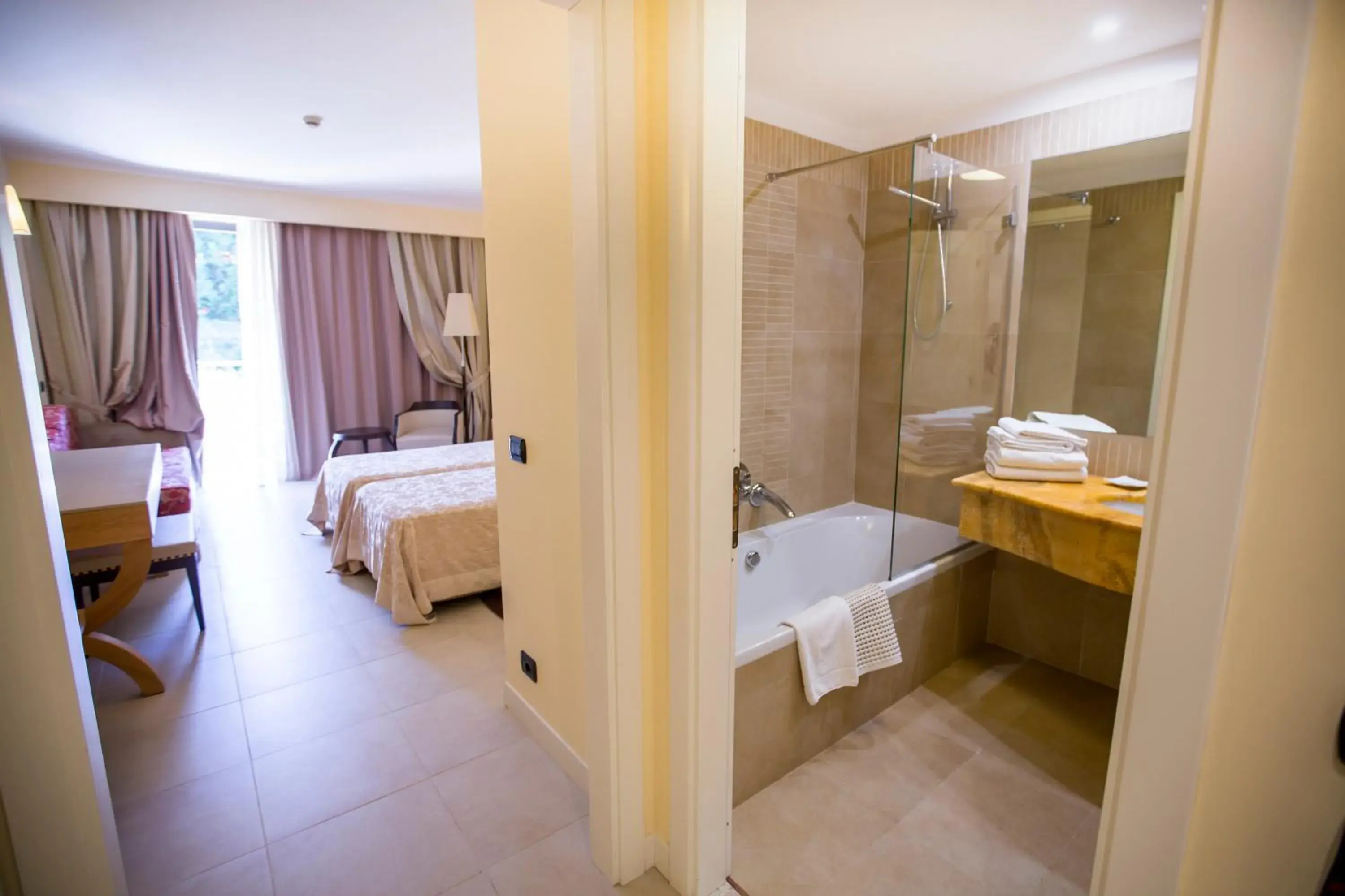 Bed in Cefalù Sea Palace Bed in Cefalù Sea Palace