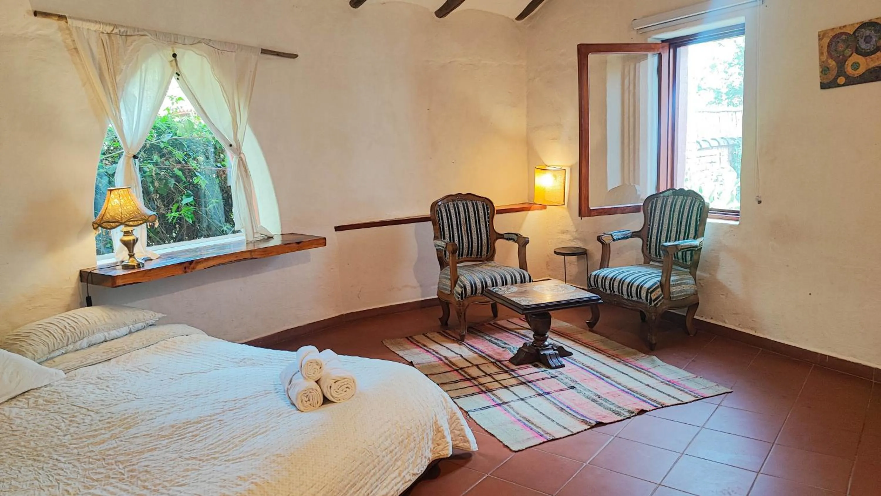 Seating area, Bed in YVY CASA HOTEL