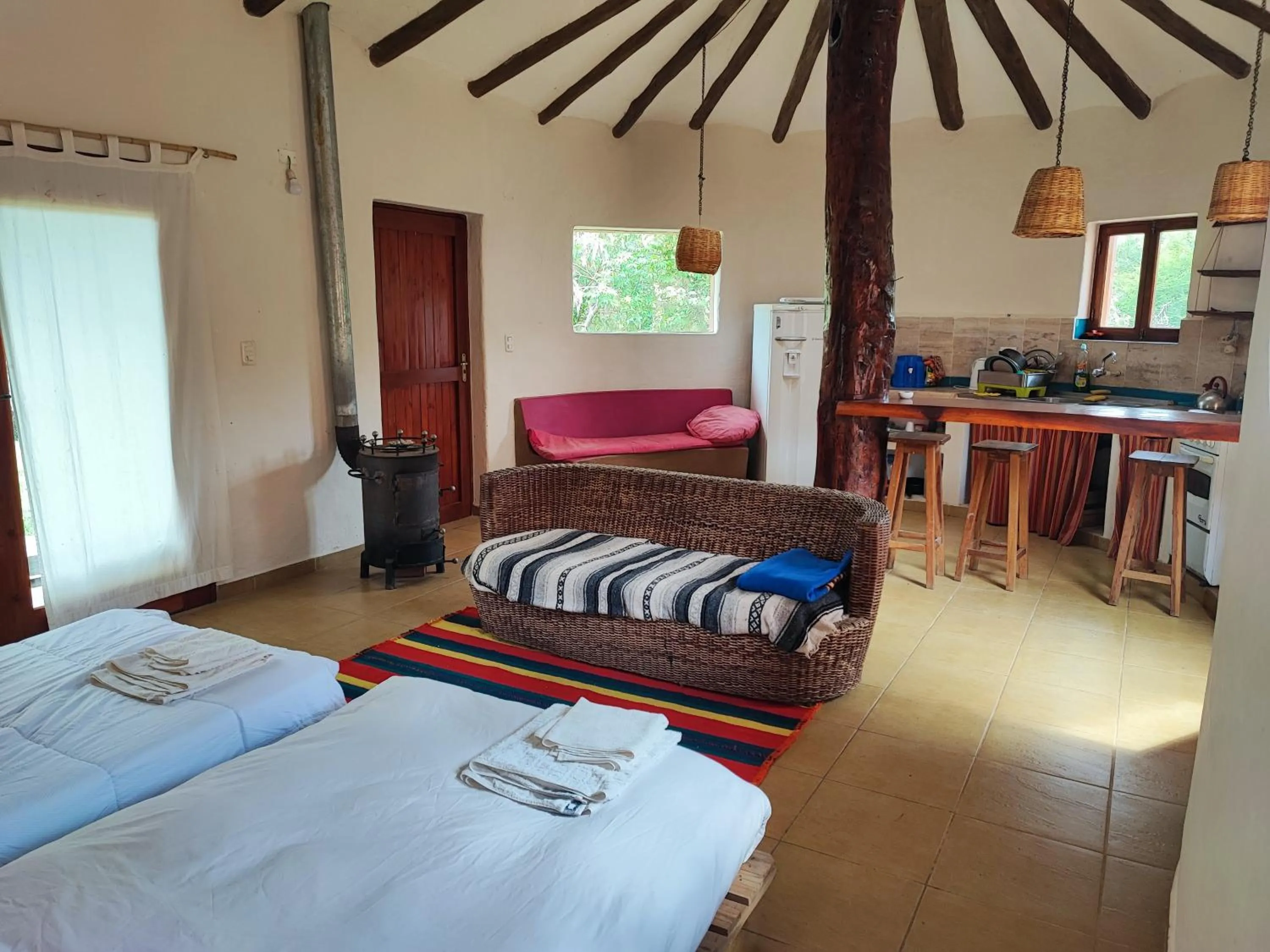 Living room, Bed in YVY CASA HOTEL