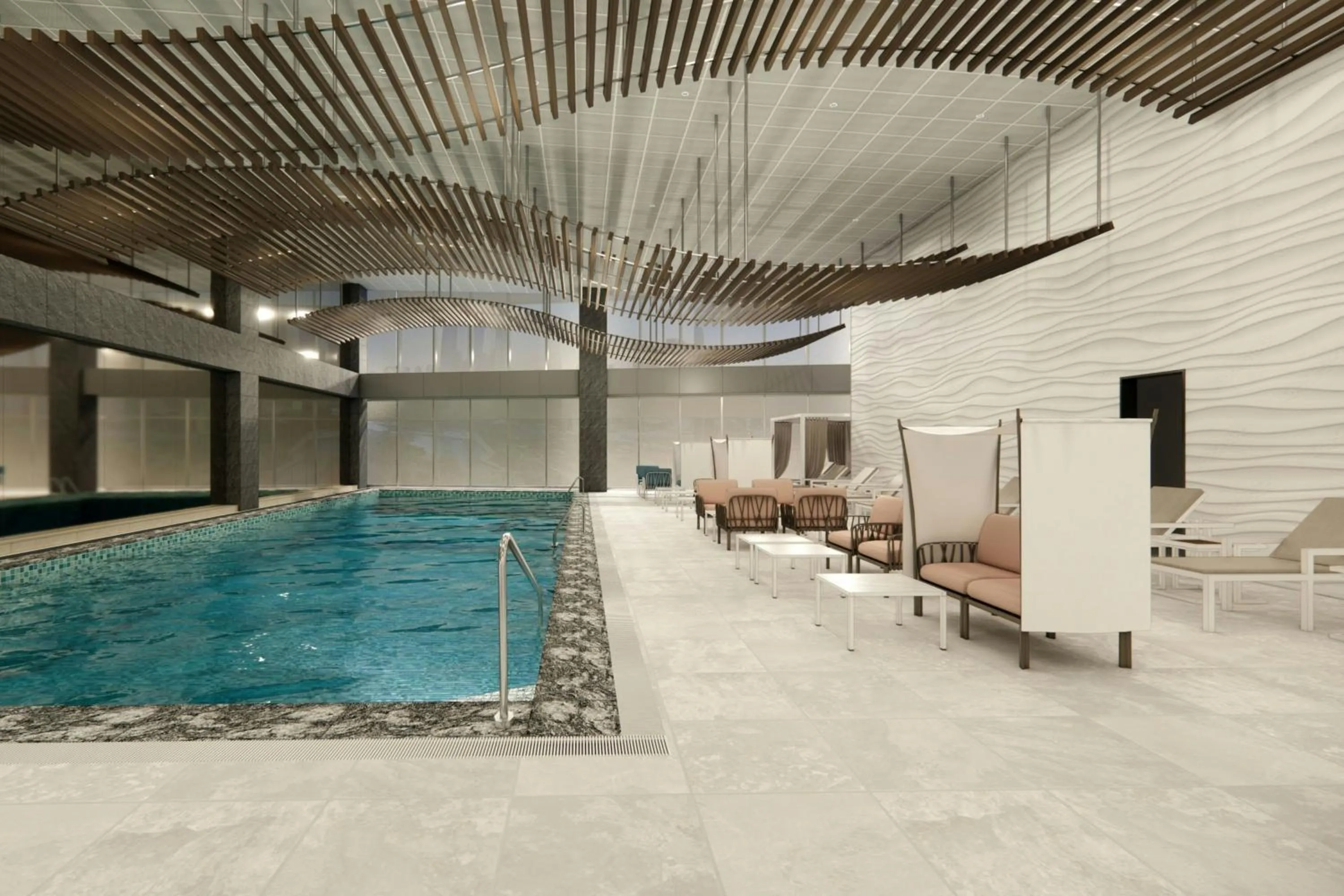 Swimming pool in Sheraton Grand Incheon Hotel