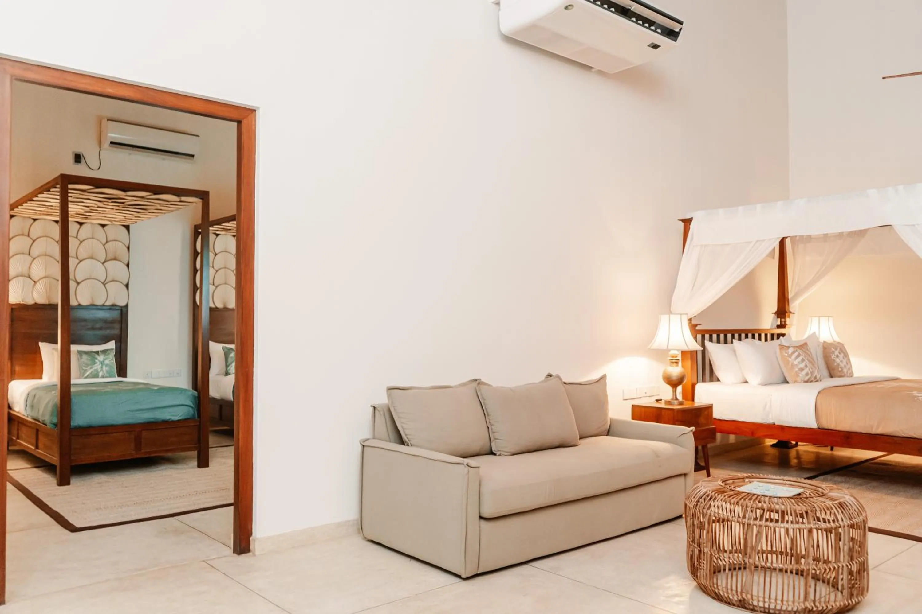 Bedroom, Bed in Mosvold Villa