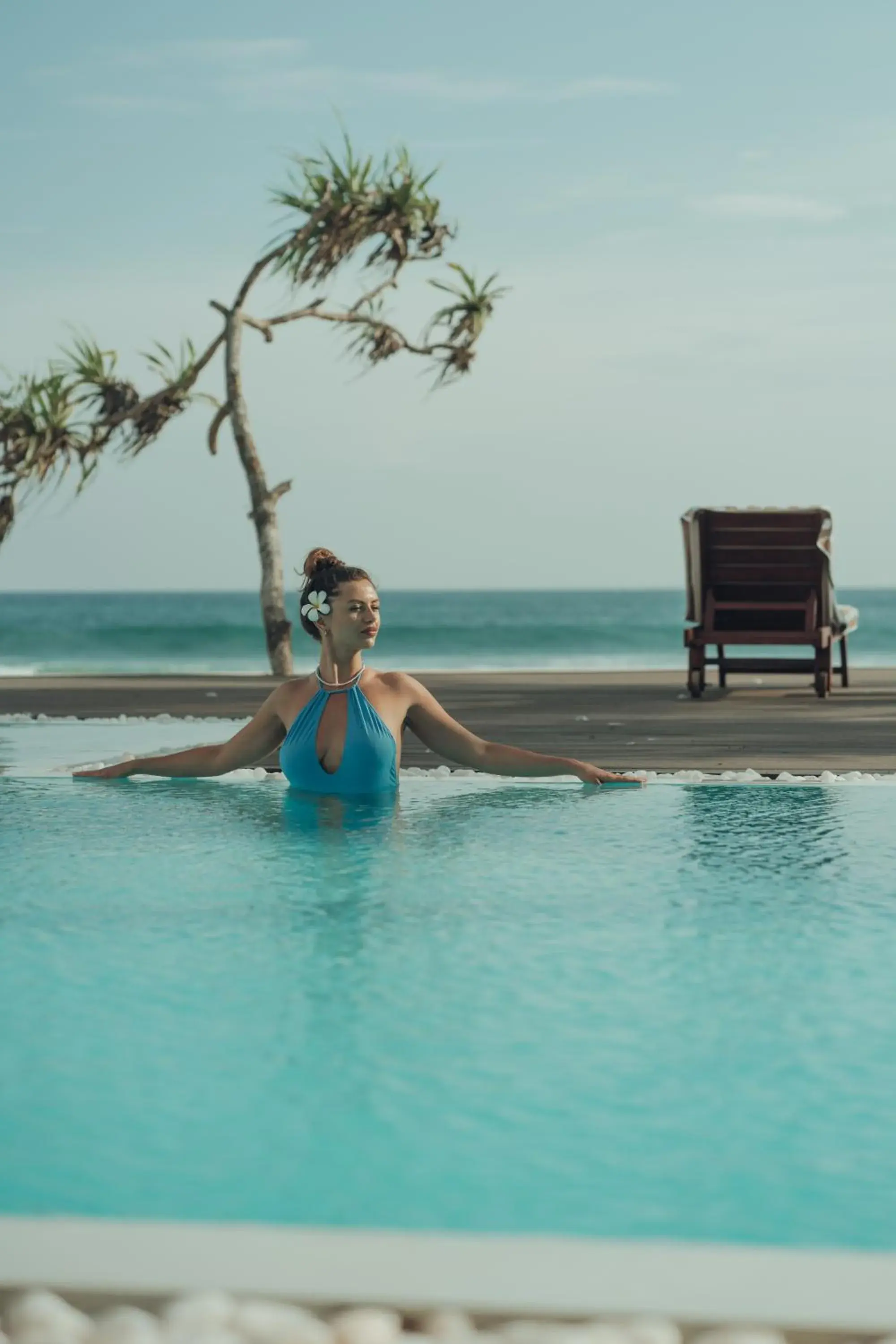 Swimming pool in Mosvold Villa Swimming pool in Mosvold Villa