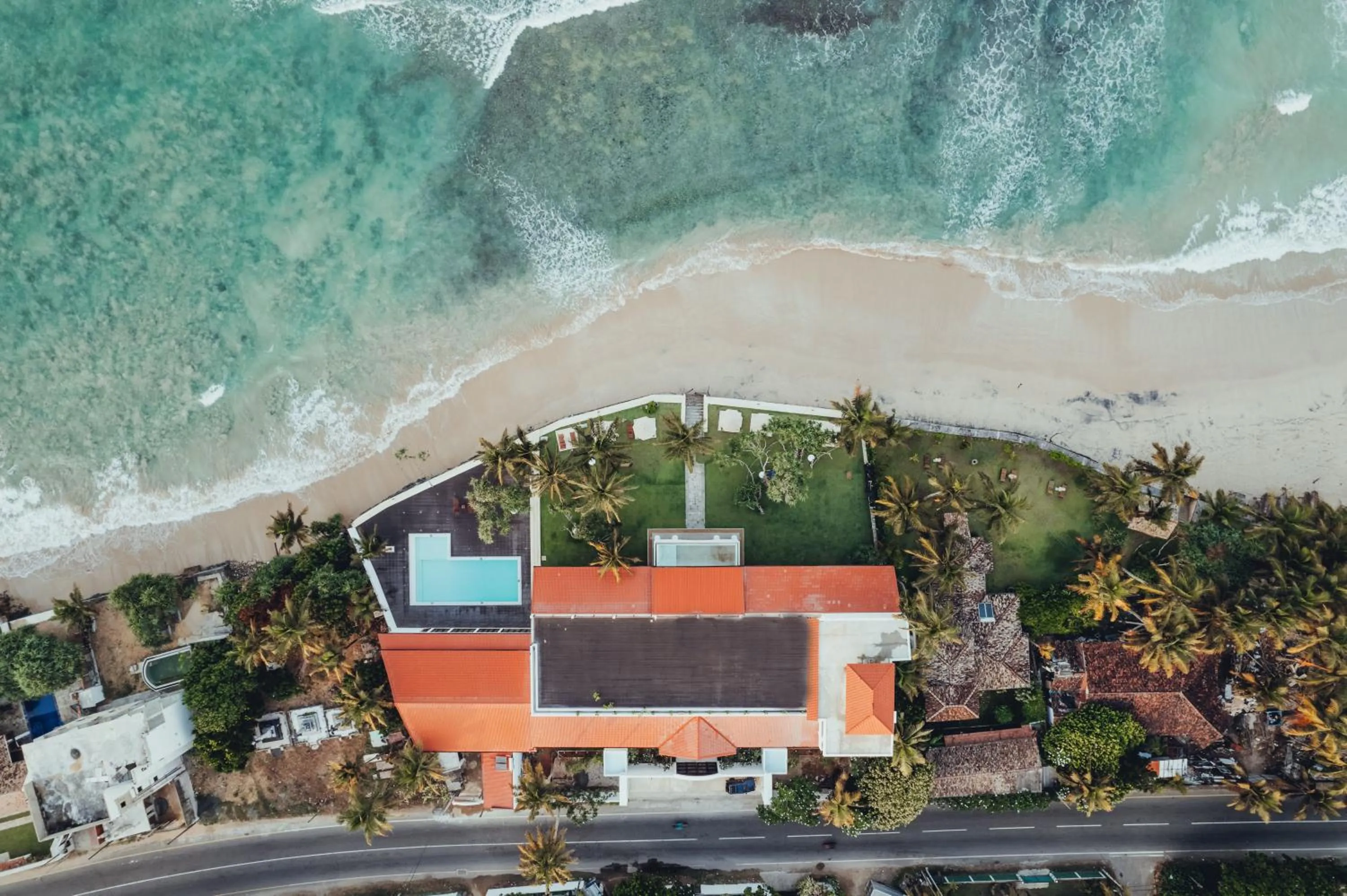 Bird's eye view in Mosvold Villa