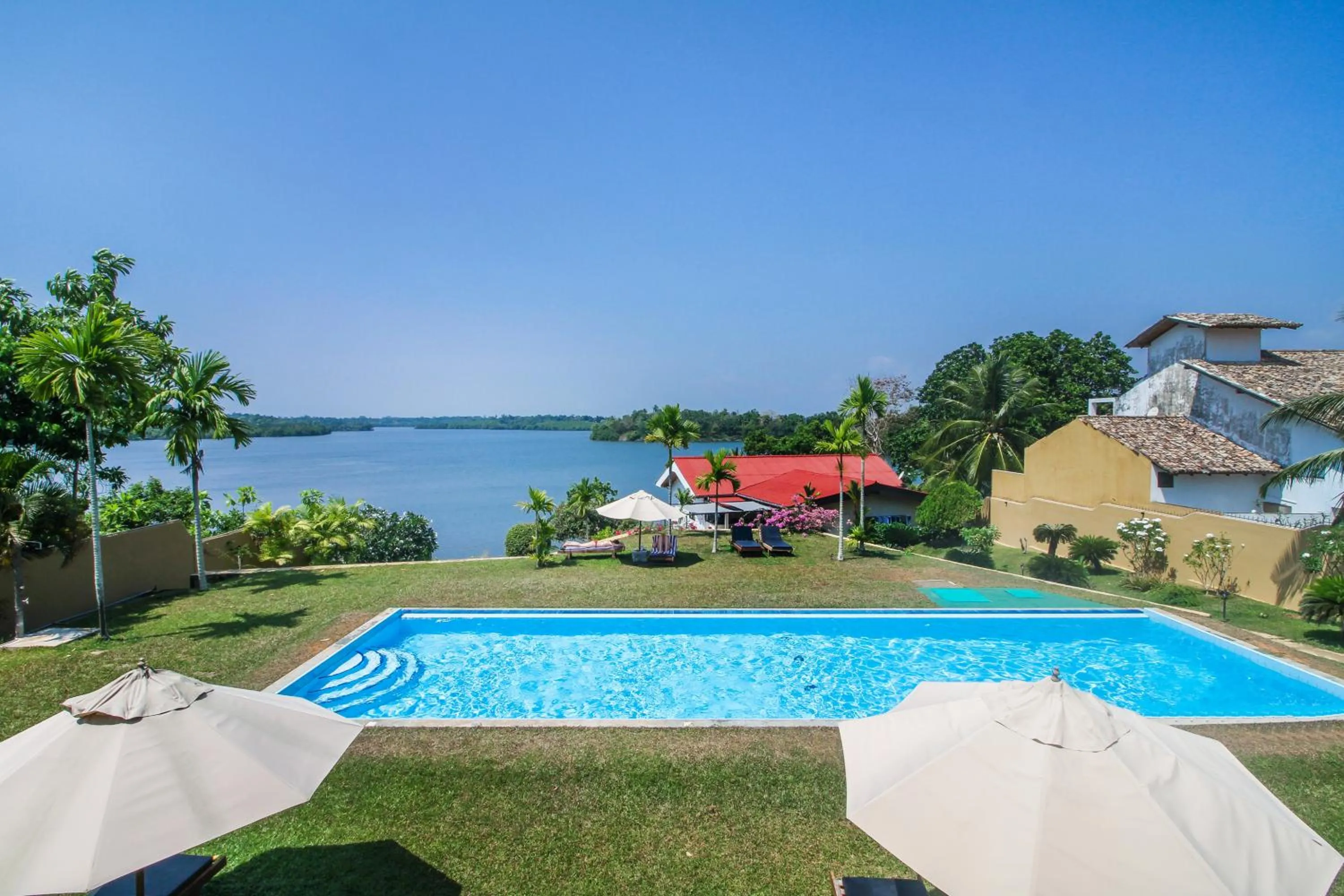Pool view in Kalla Bongo Lake Resort