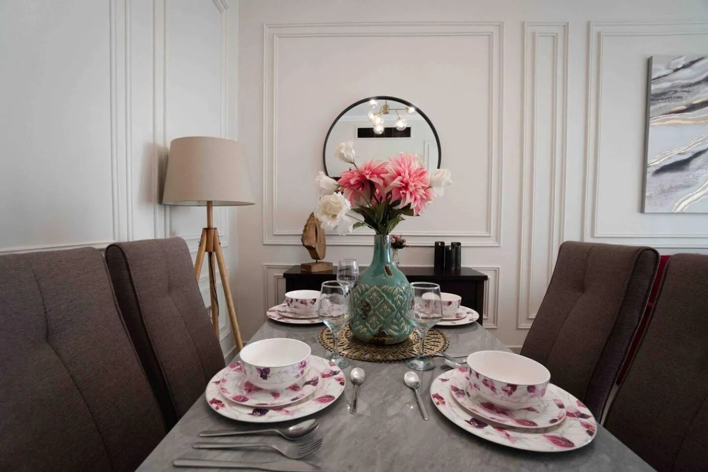 Dining area in Feel Like Home Away From Home On 34th Floor