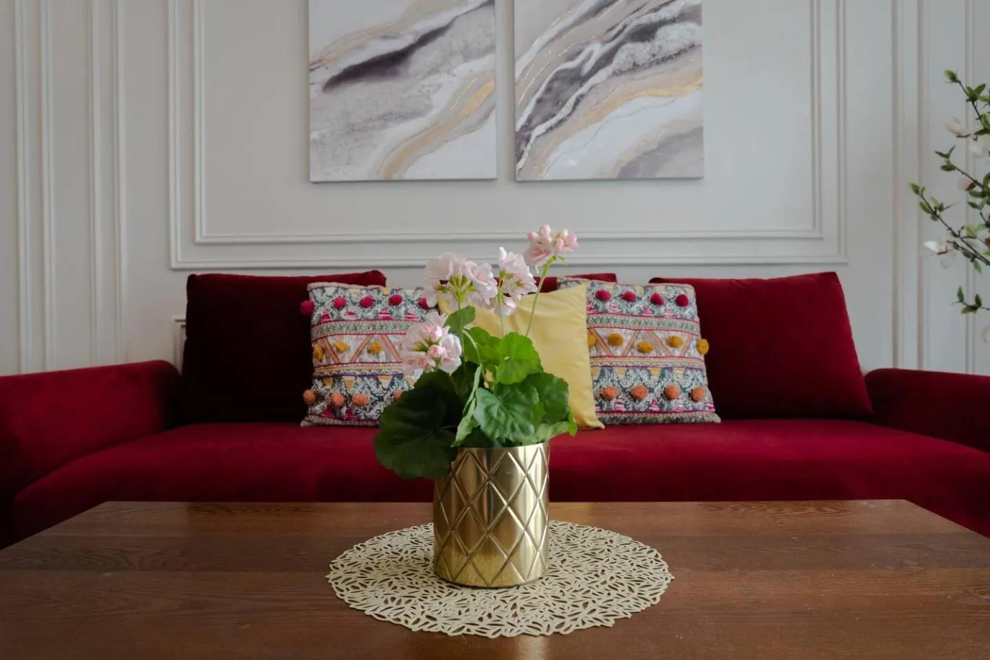 Living room in Feel Like Home Away From Home On 34th Floor