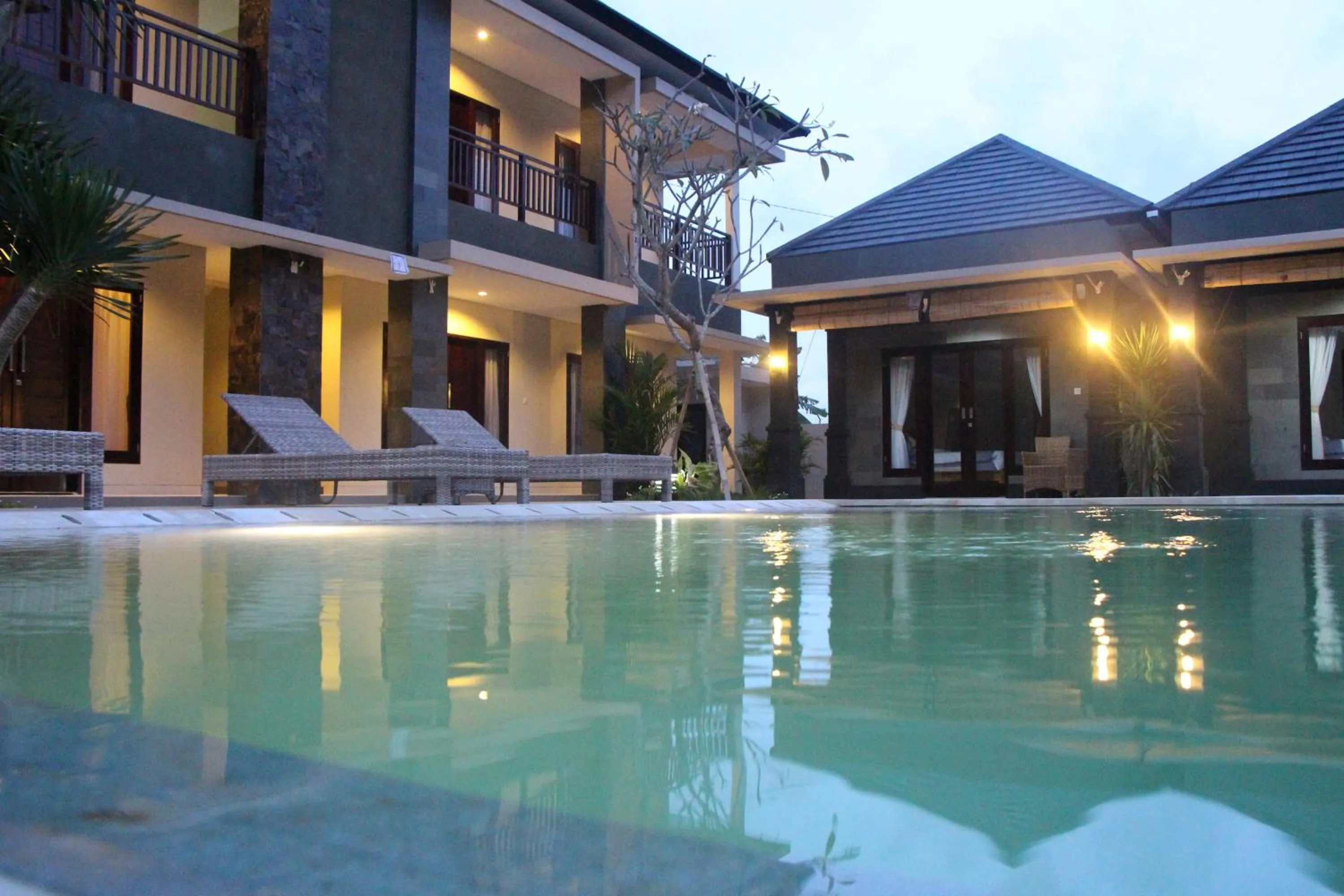 Pool view in Jonsen Homestay