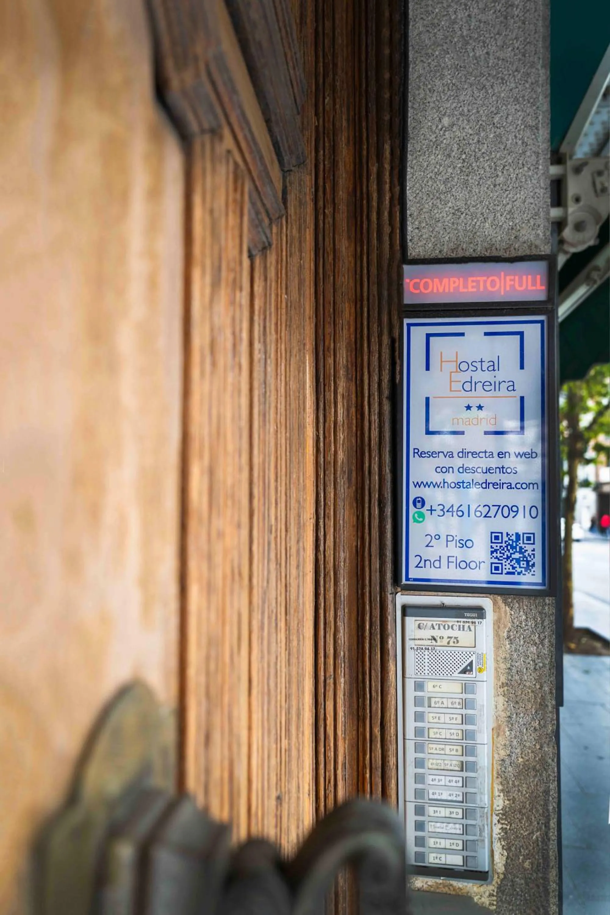 Decorative detail in Hostal Edreira