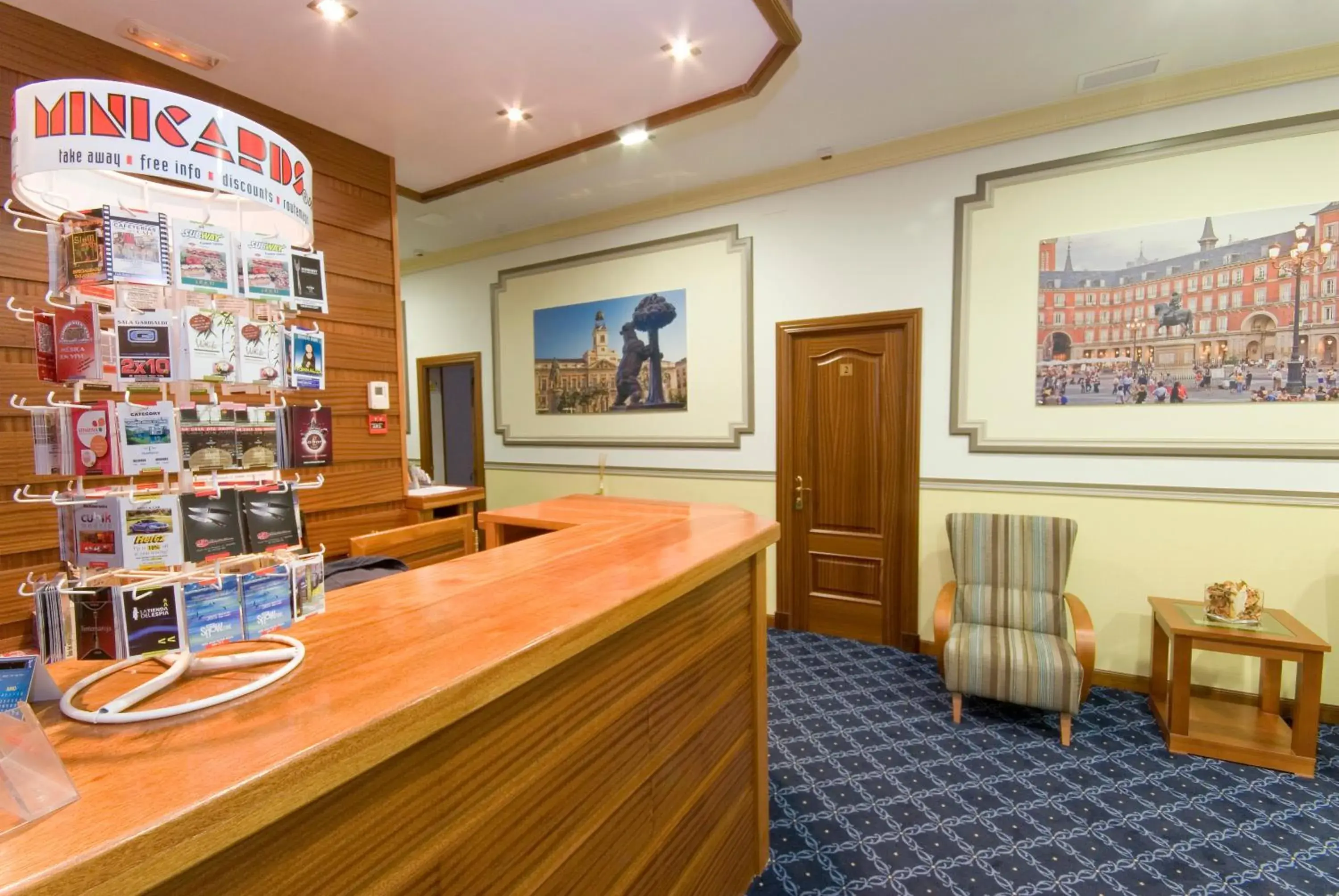 Lobby or reception in Hostal Edreira Lobby or reception in Hostal Edreira