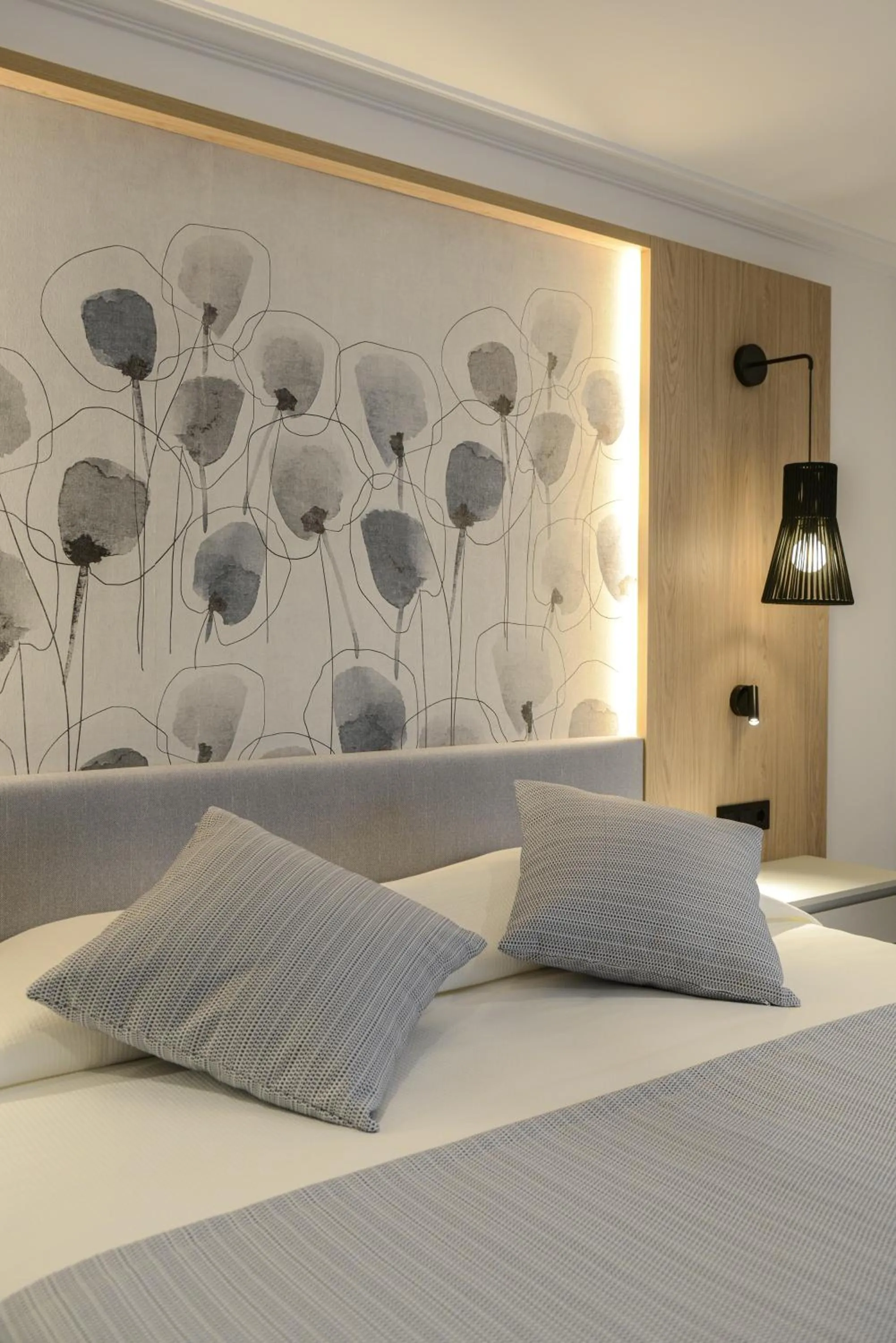 Bed in Hotel Capricho