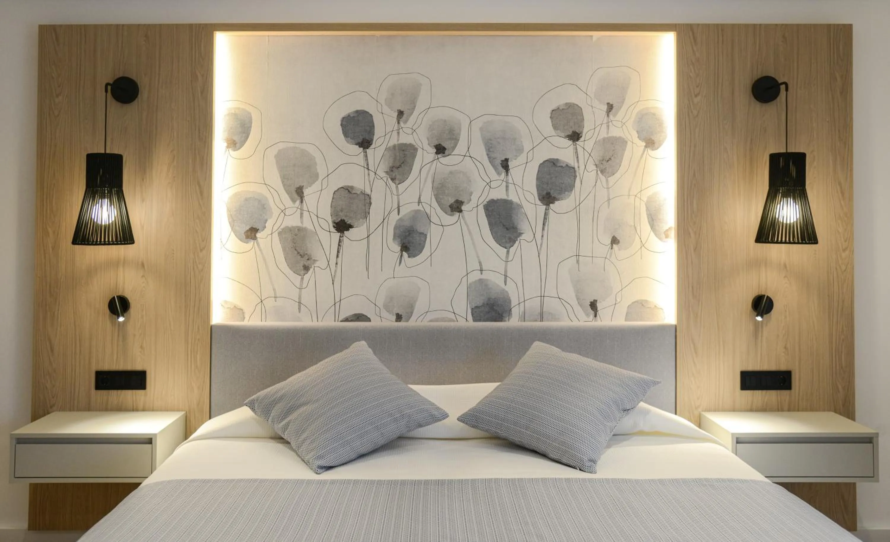 Bed in Hotel Capricho