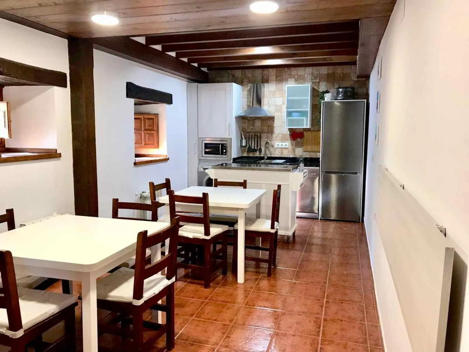 Communal kitchen in La Posada de Abanillas