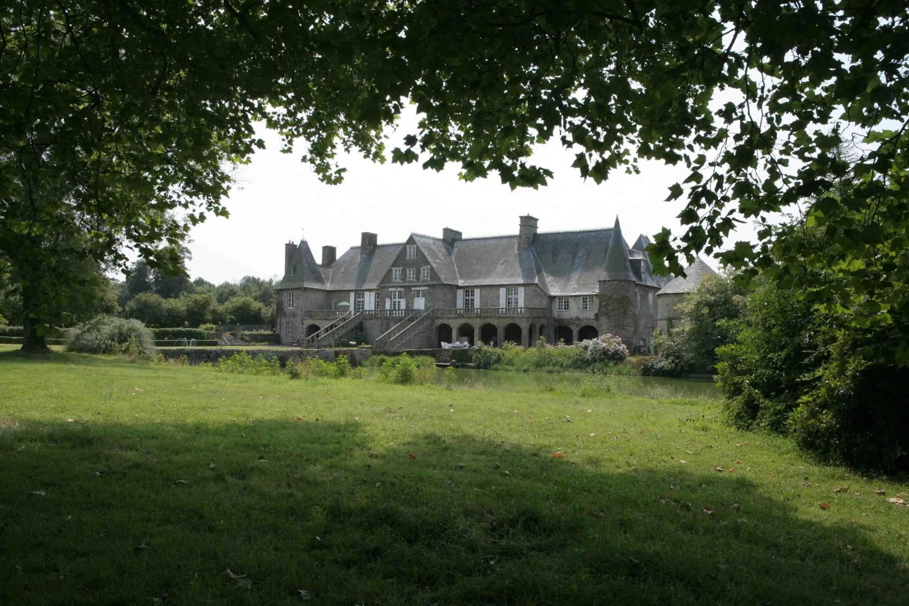 Garden view in Le Logis d'Equilly