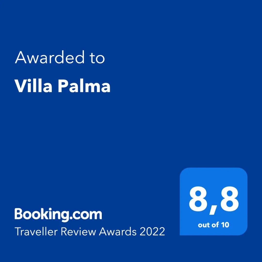 Certificate/Award in Villa Palma