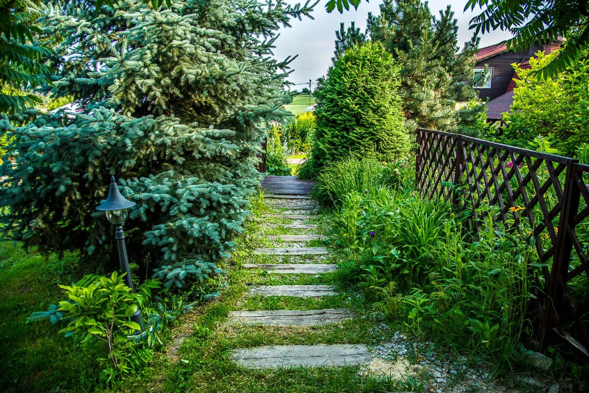 Garden in Zajazd Pod Gwiazdami