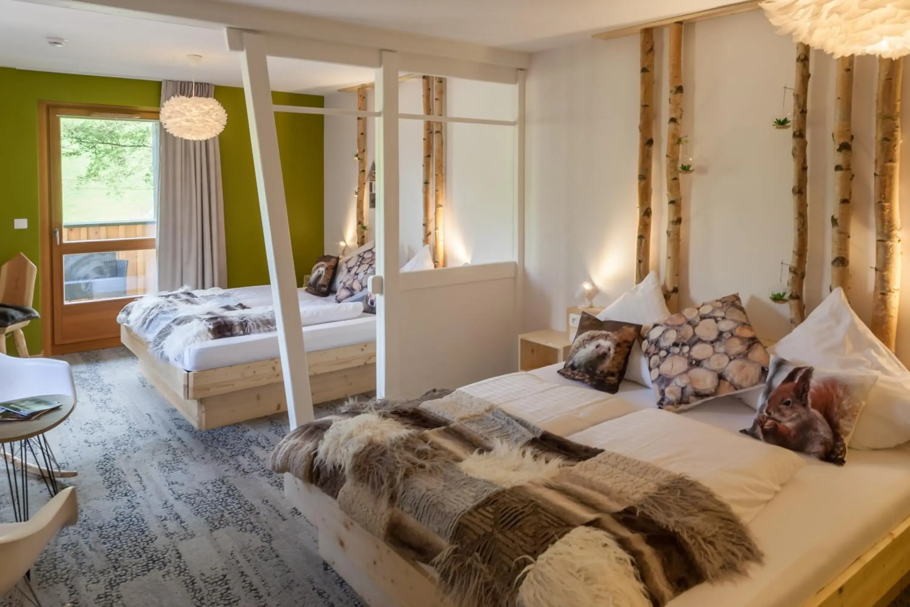 Standard Quadruple Room in Hostellerie Les Bagenelles Standard Quadruple Room in Hostellerie Les Bagenelles