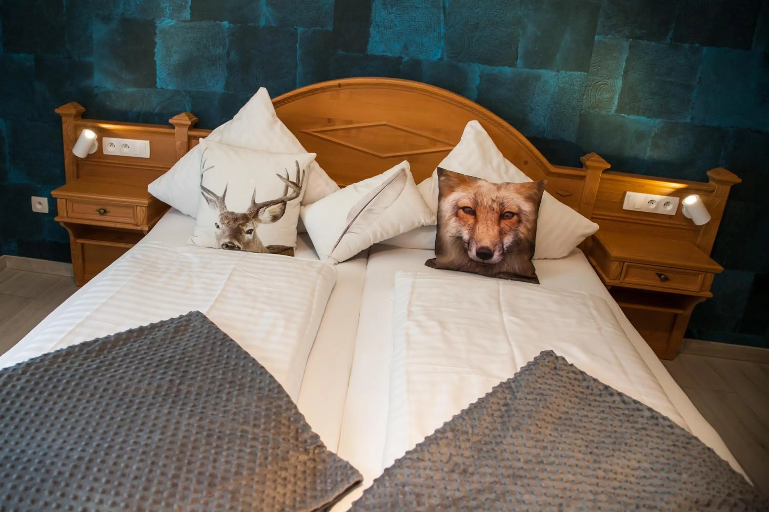 Bed in Hostellerie Les Bagenelles