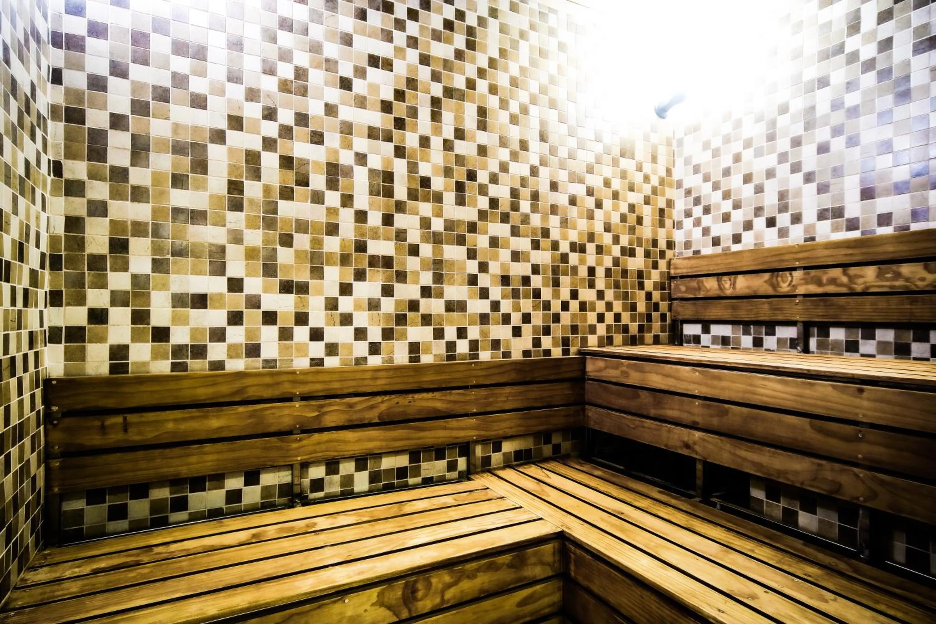 Steam room in Hotel Lucky Chinatown Binondo Manila