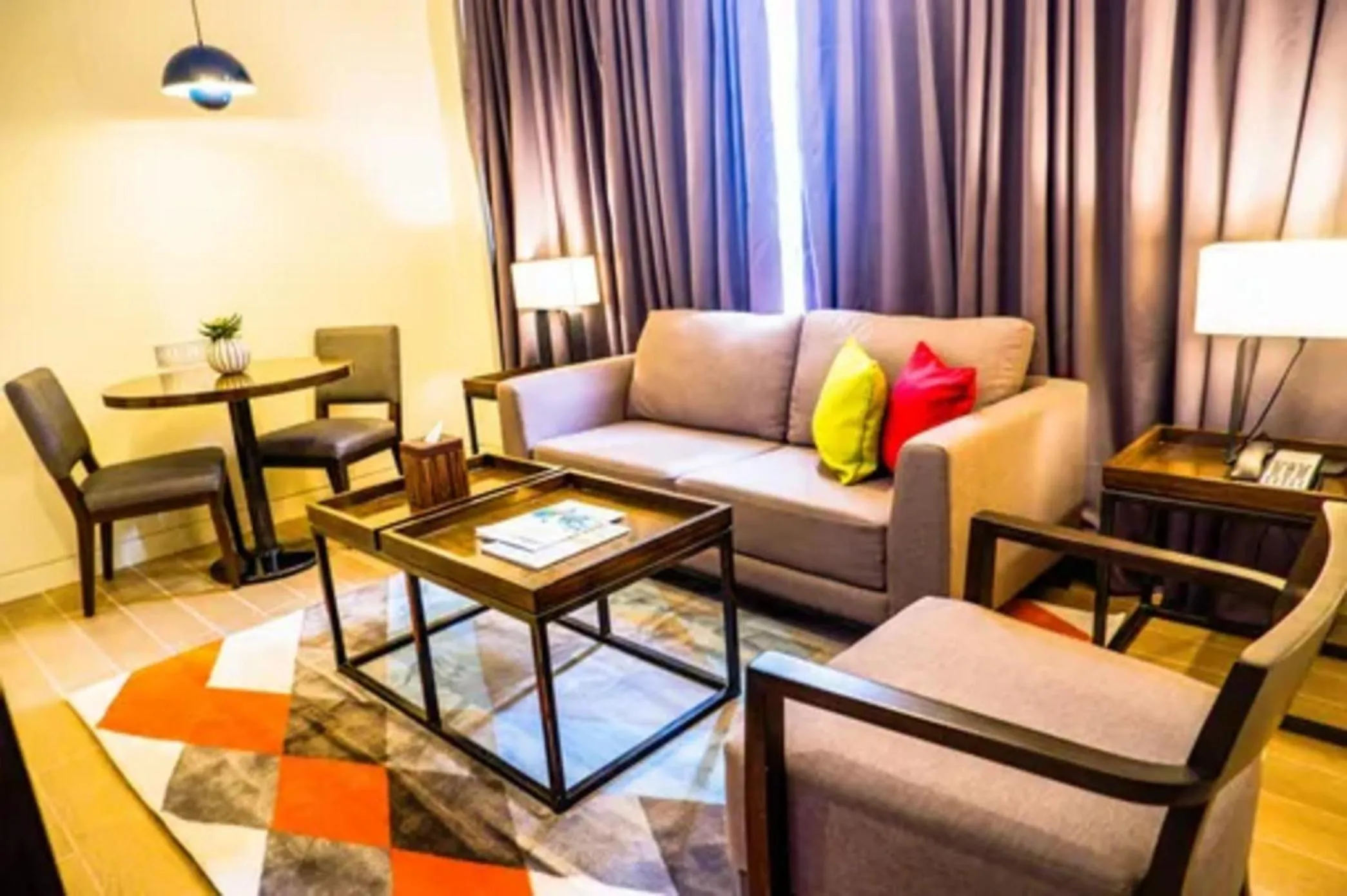 Living room in Hotel Lucky Chinatown Binondo Manila