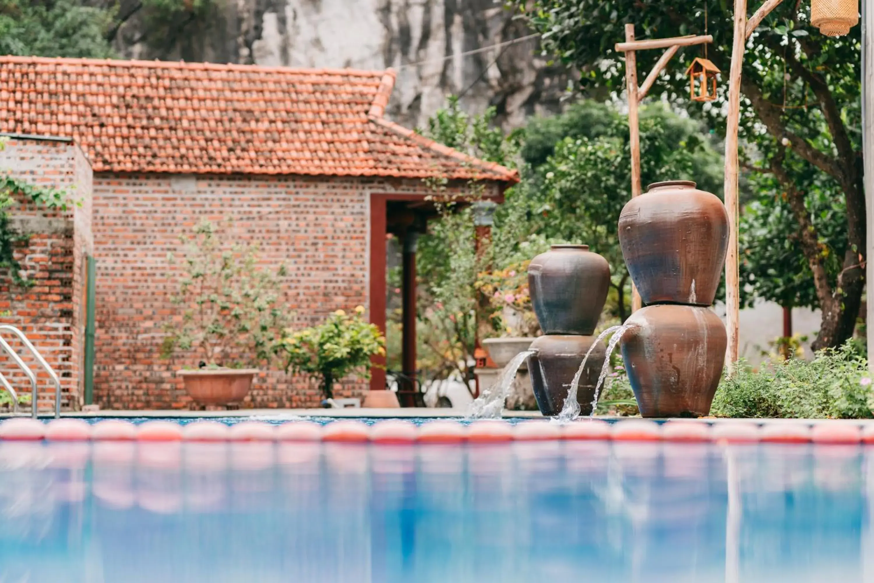 Swimming pool in Tam Coc Lavender Homestay -Authentic Ninh Binh Experiences Swimming pool in Tam Coc Lavender Homestay -Authentic Ninh Binh Experiences