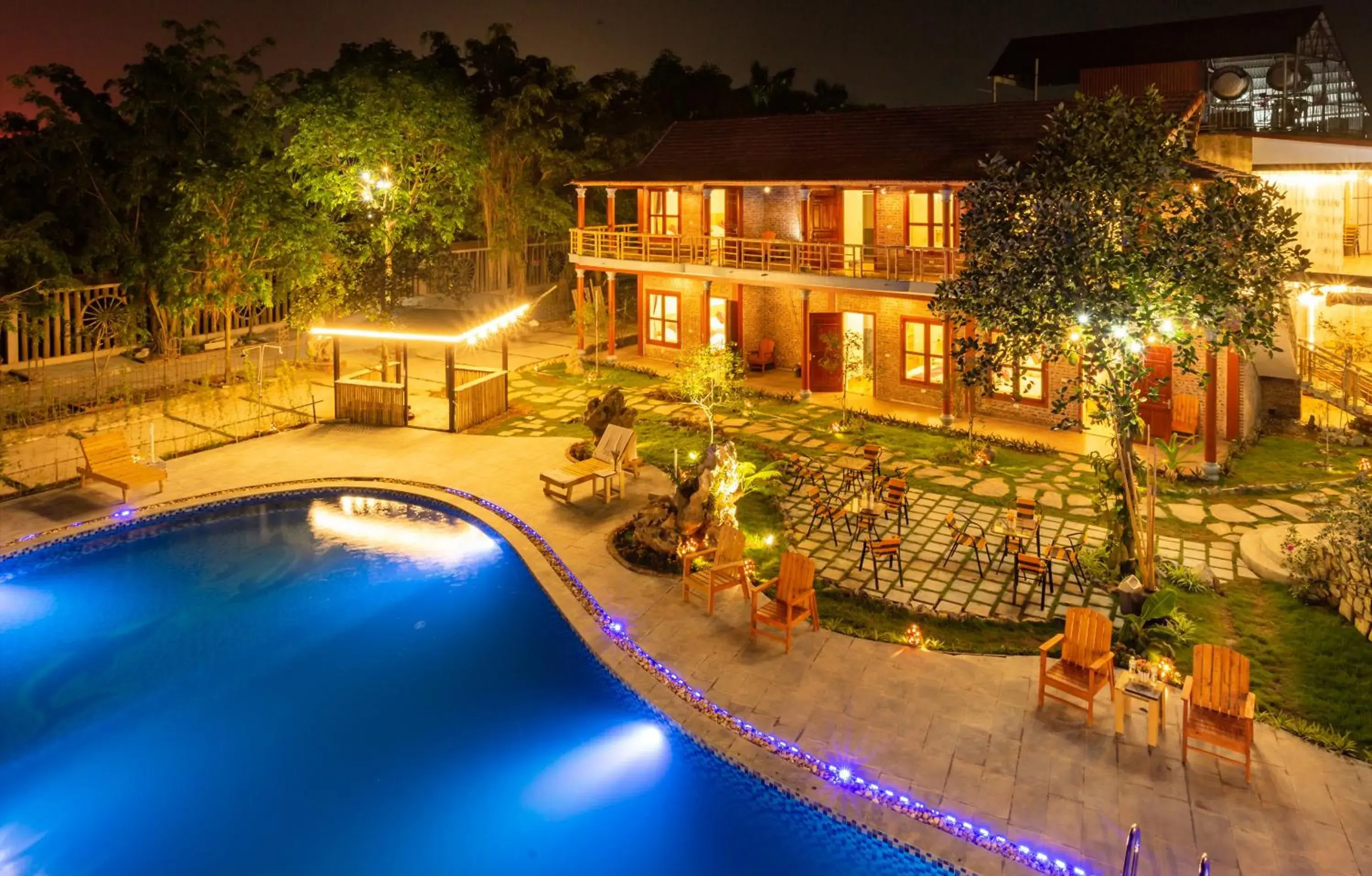 Bird's eye view in Tam Coc Lavender Homestay -Authentic Ninh Binh Experiences Bird's eye view in Tam Coc Lavender Homestay -Authentic Ninh Binh Experiences