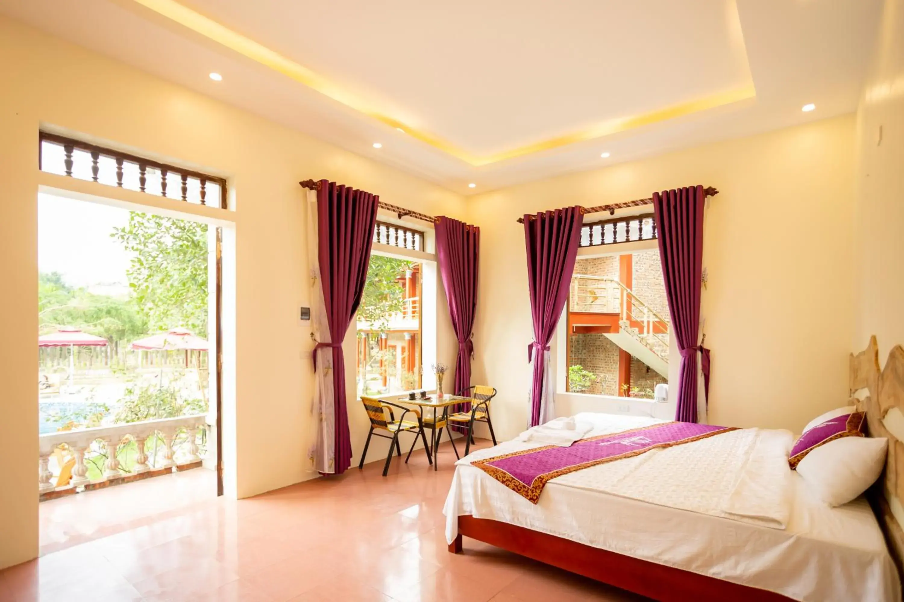Bed in Tam Coc Lavender Homestay -Authentic Ninh Binh Experiences Bed in Tam Coc Lavender Homestay -Authentic Ninh Binh Experiences