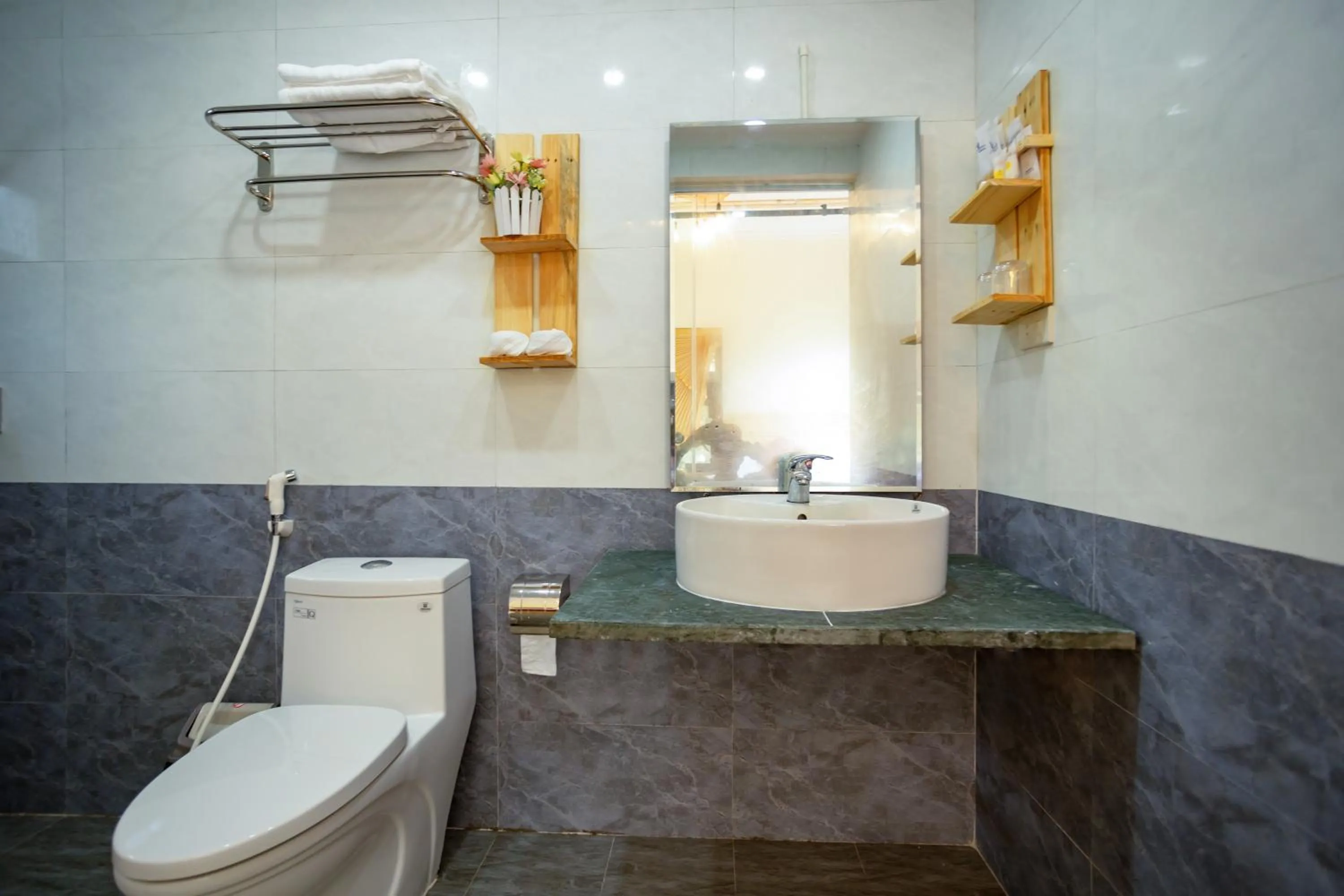 Shower in Tam Coc Lavender Homestay -Authentic Ninh Binh Experiences
