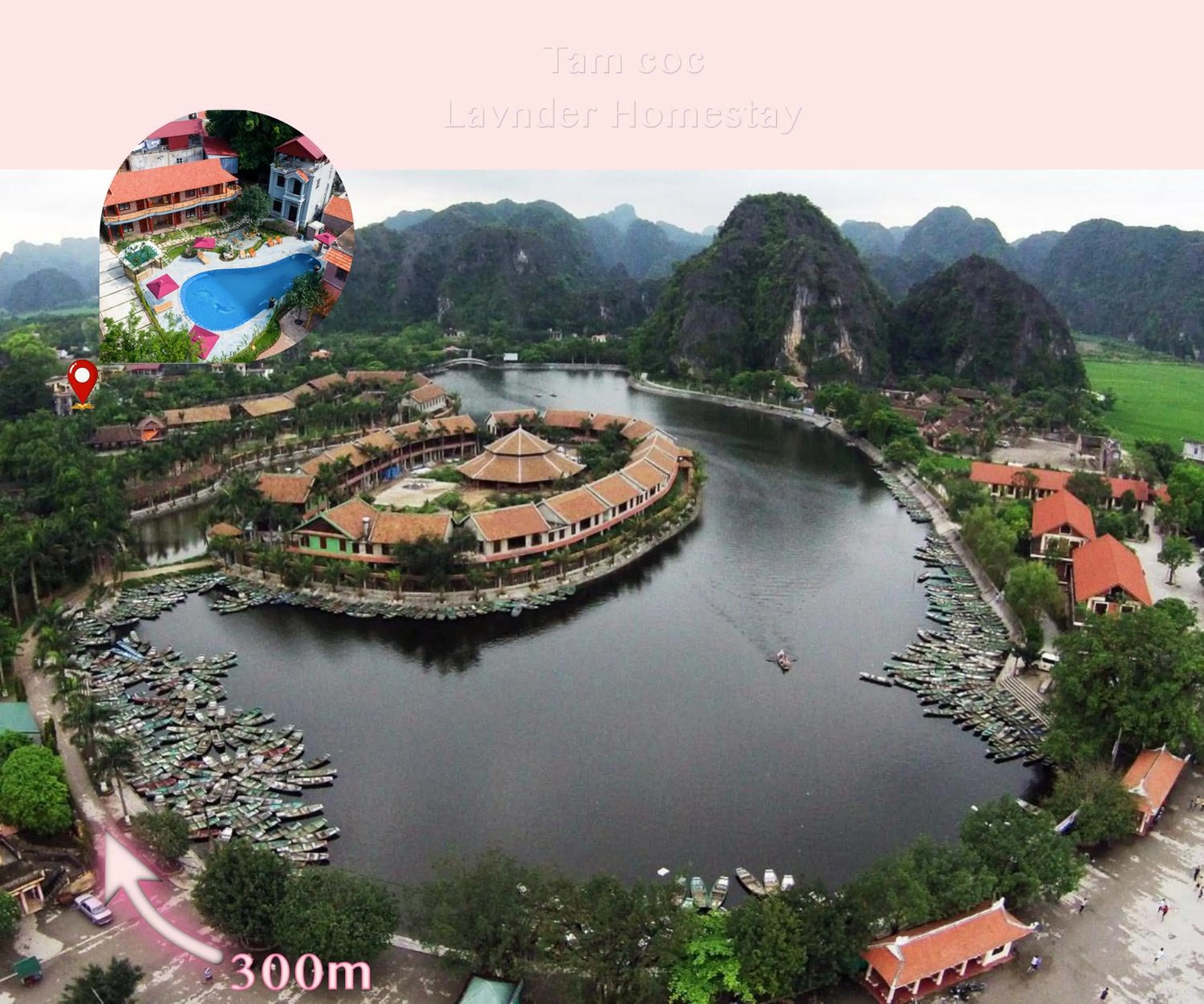 Property building in Tam Coc Lavender Homestay -Authentic Ninh Binh Experiences