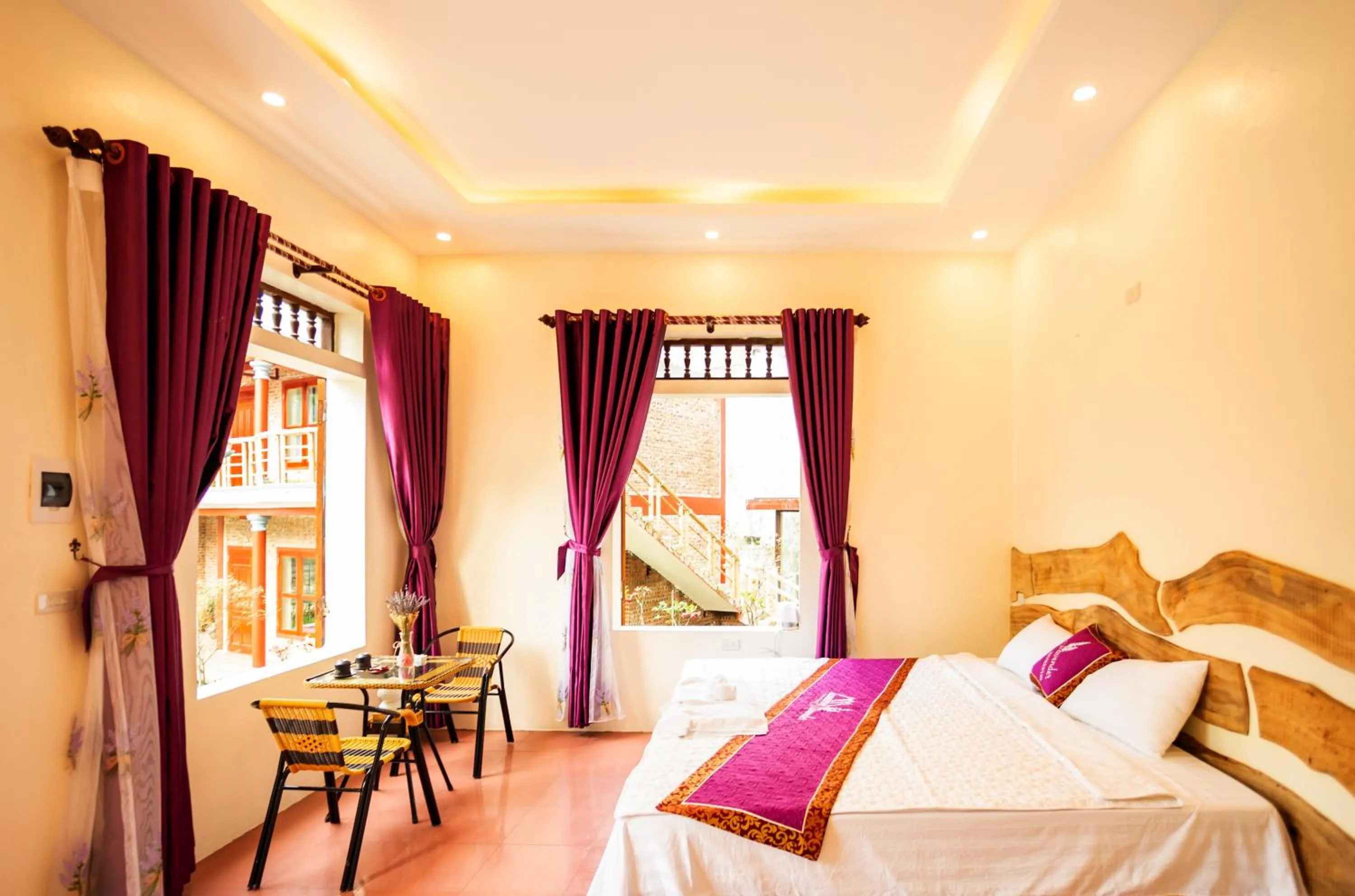 Bed in Tam Coc Lavender Homestay -Authentic Ninh Binh Experiences