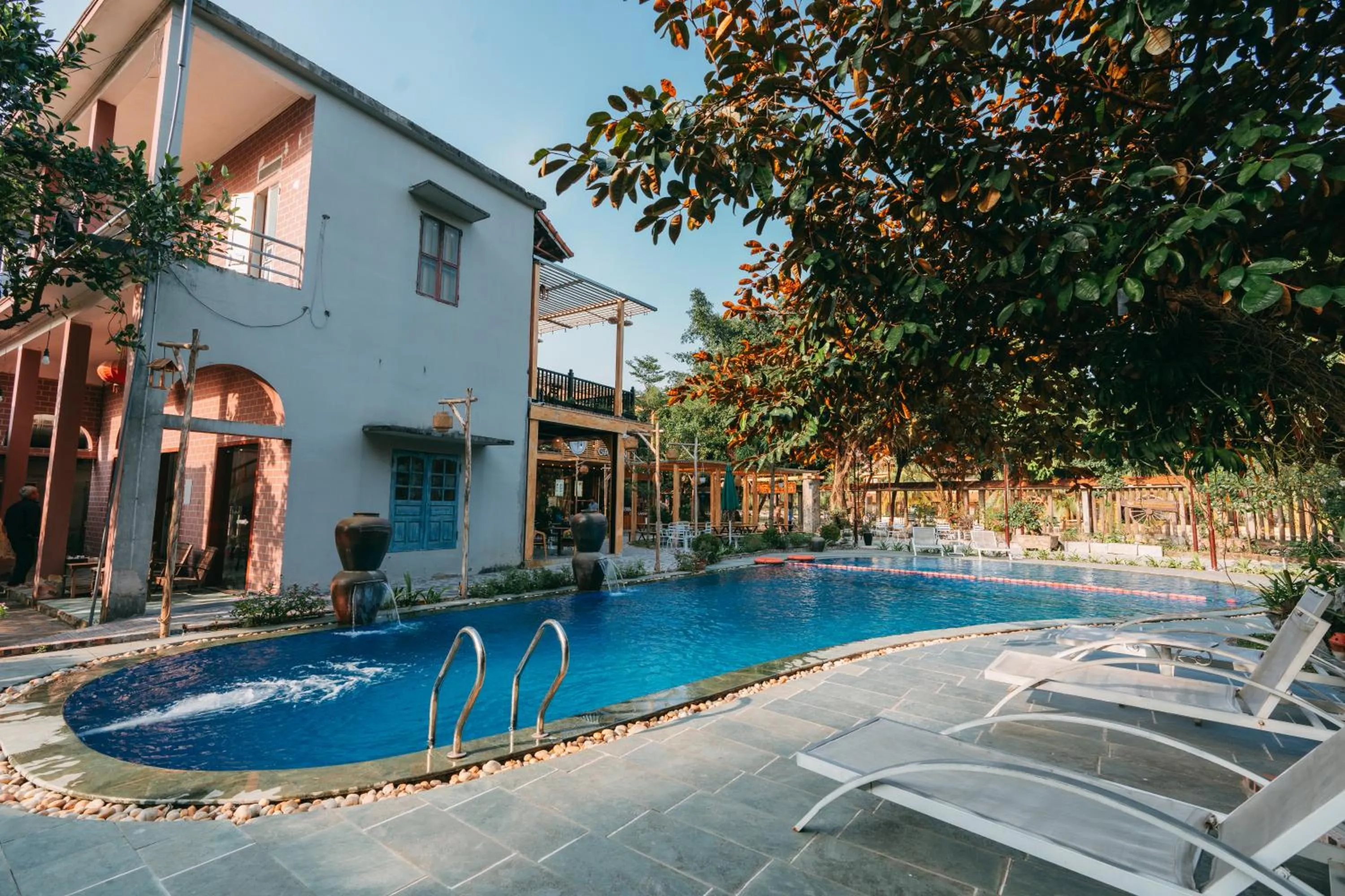 Swimming pool in Tam Coc Lavender Homestay -Authentic Ninh Binh Experiences