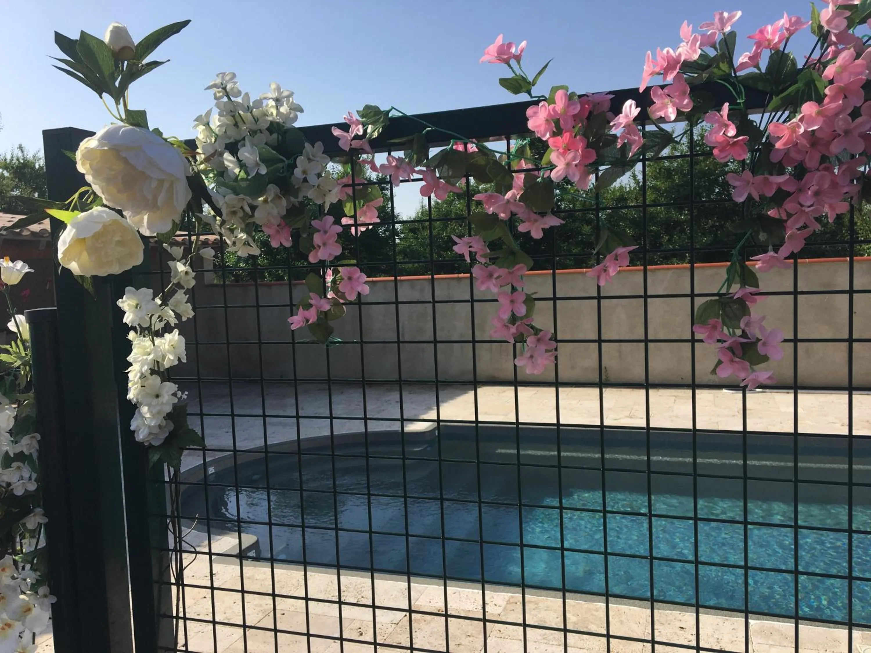 Patio in Gîte de Beausoleil