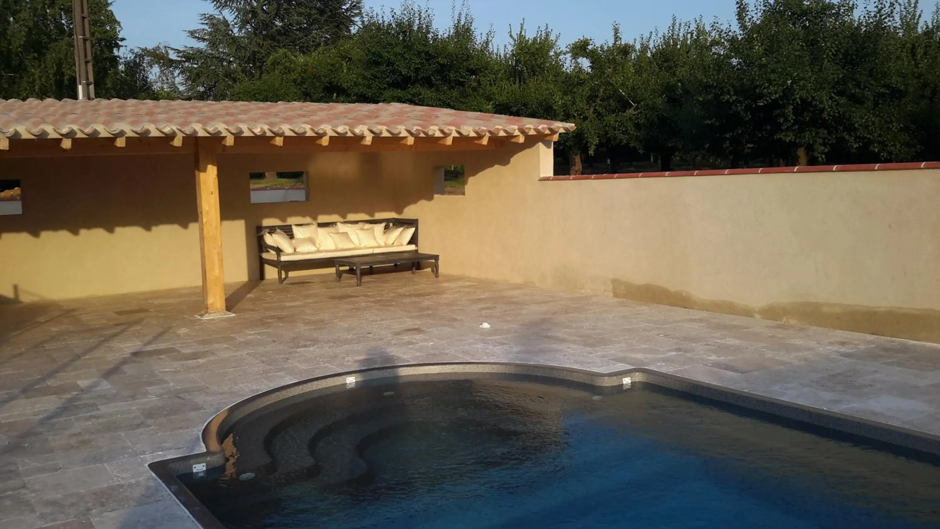 Patio in Gîte de Beausoleil