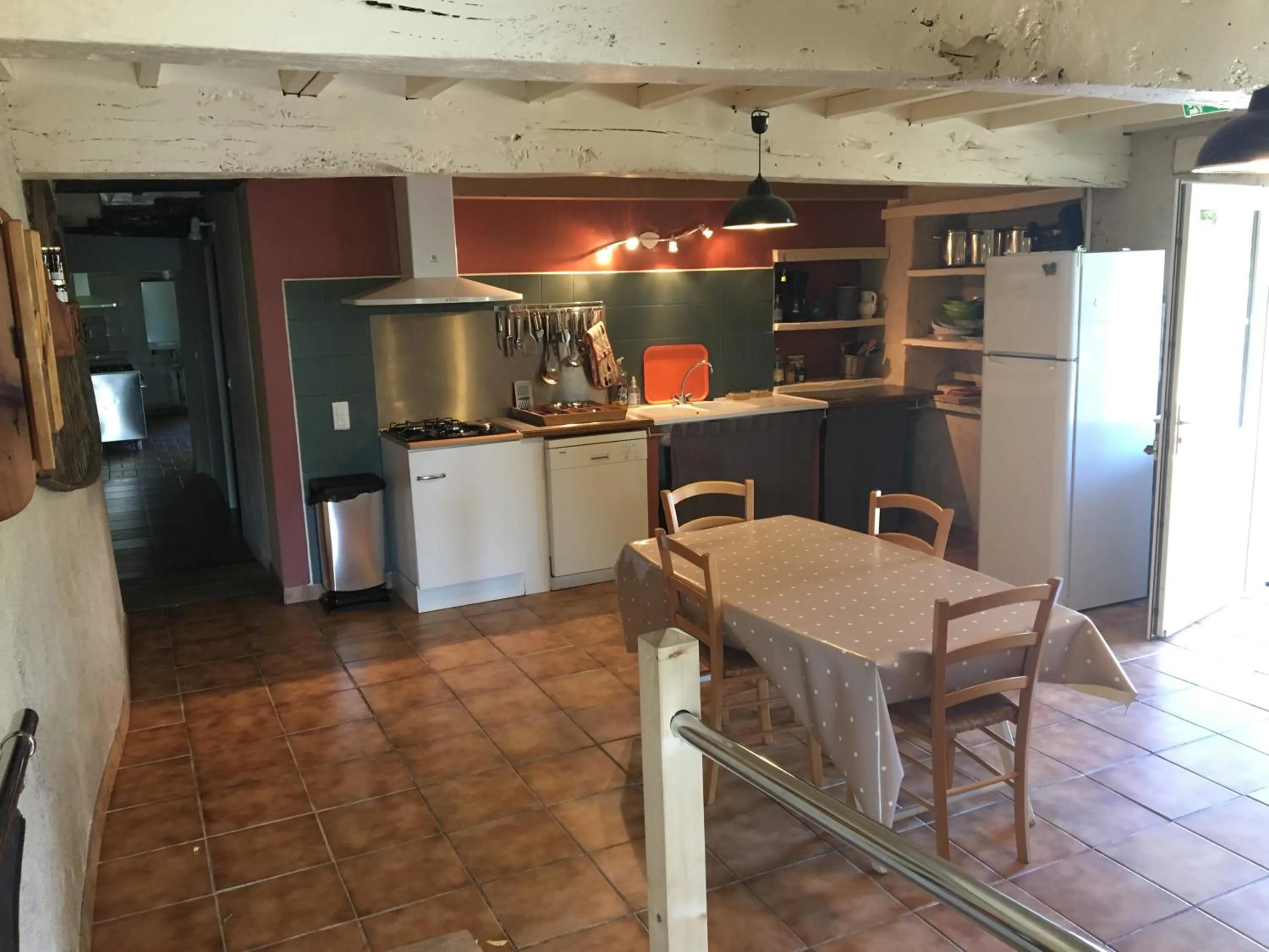 Kitchen or kitchenette in Gîte de Beausoleil