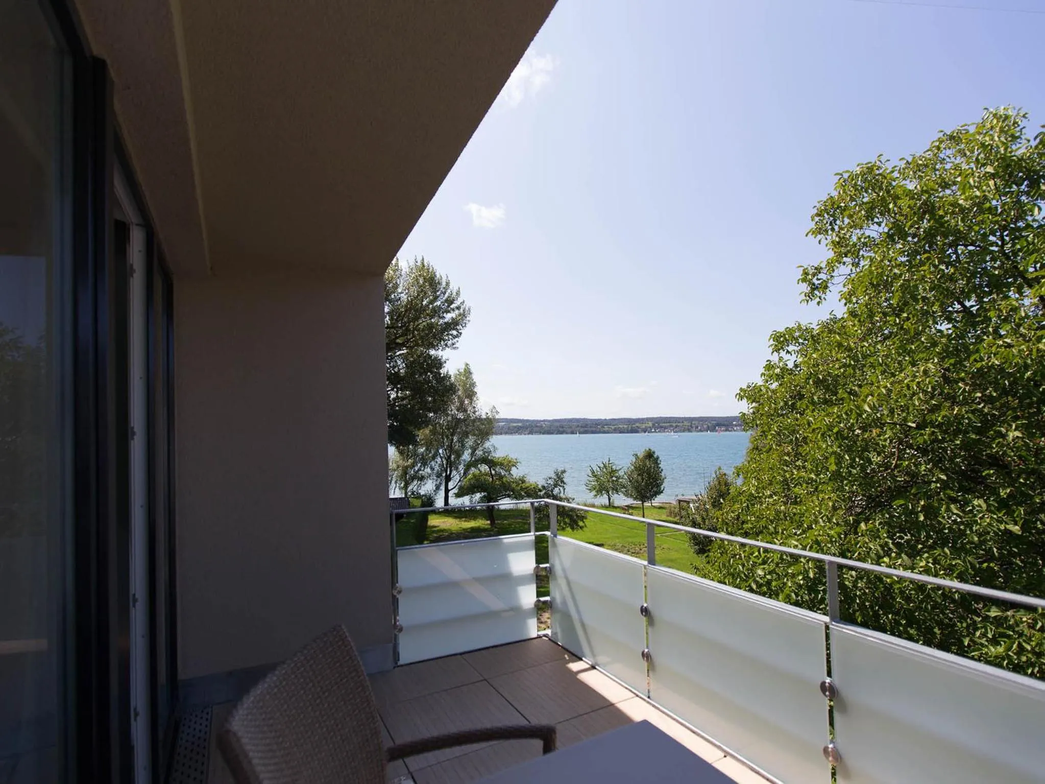 Lake view in Hotel Seepark Garni