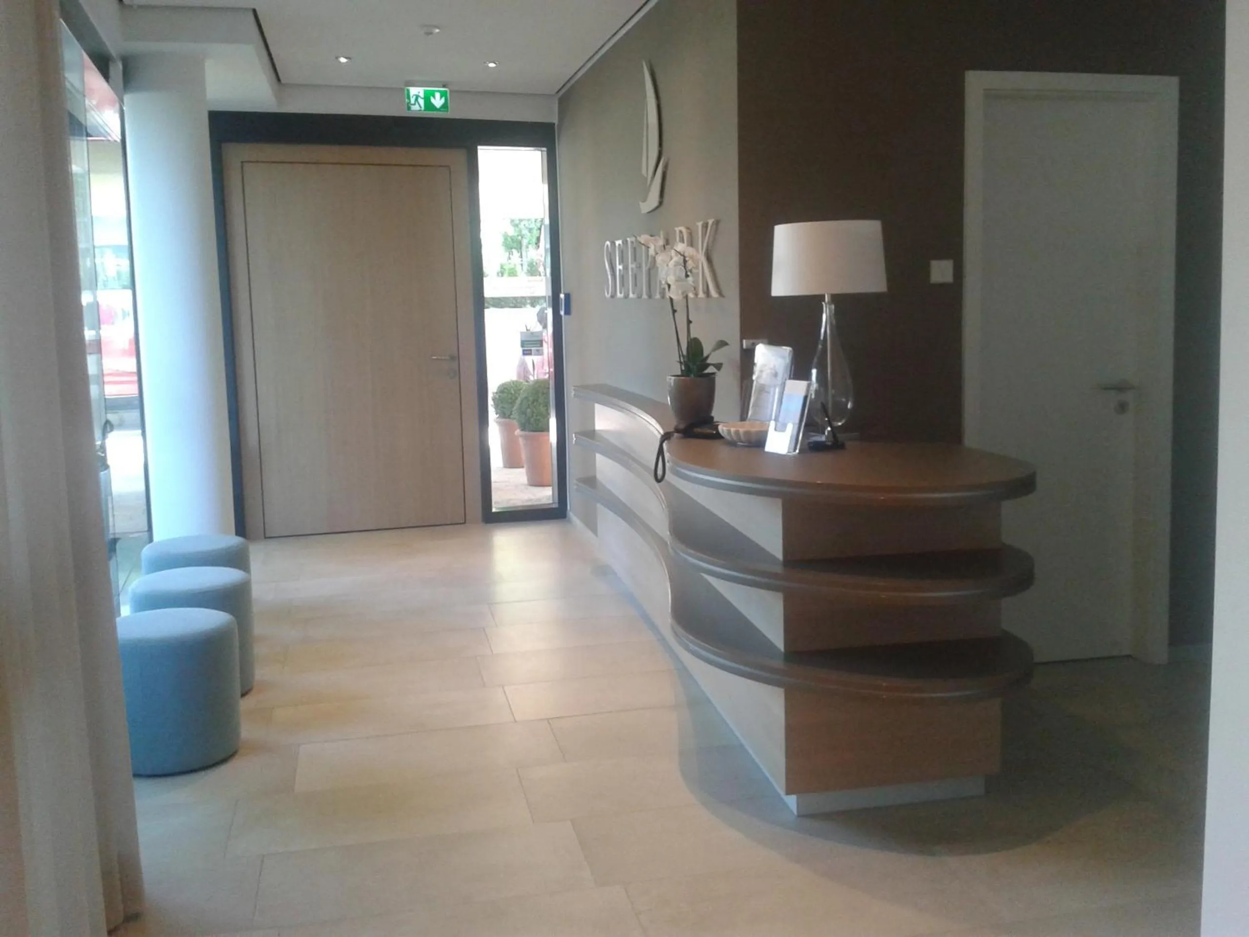 Lobby or reception in Hotel Seepark Garni