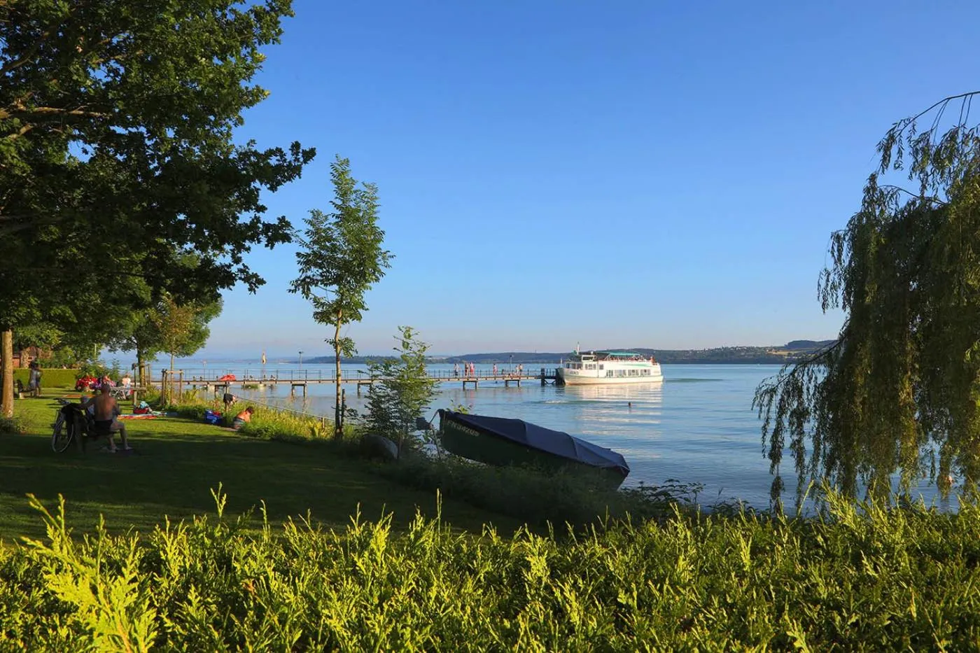 Beach in Hotel Seepark Garni