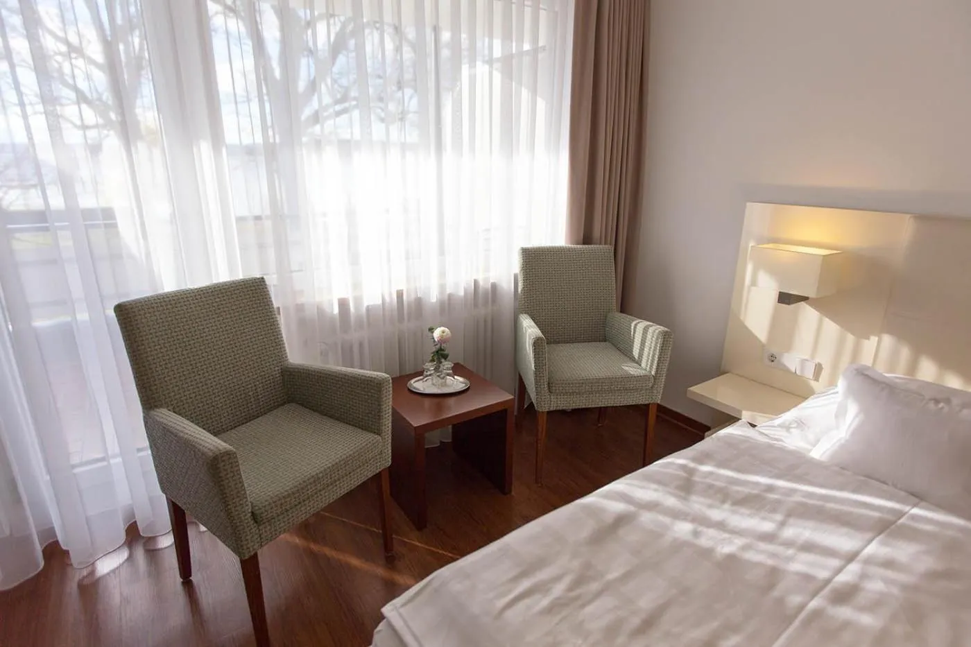 Day, Bed in Hotel Seepark Garni