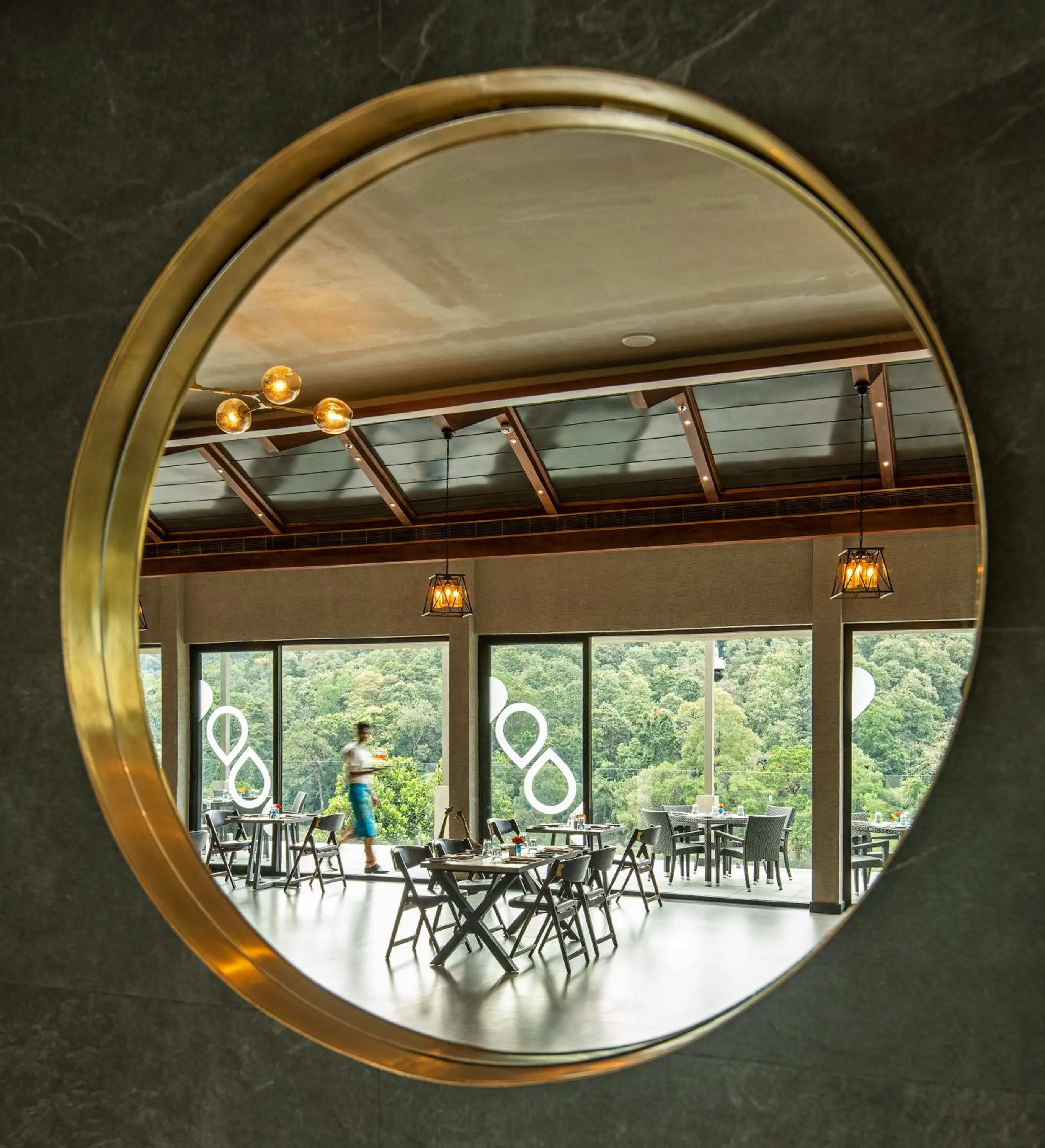 Decorative detail in Niraamaya Retreats Samroha Athirappilly