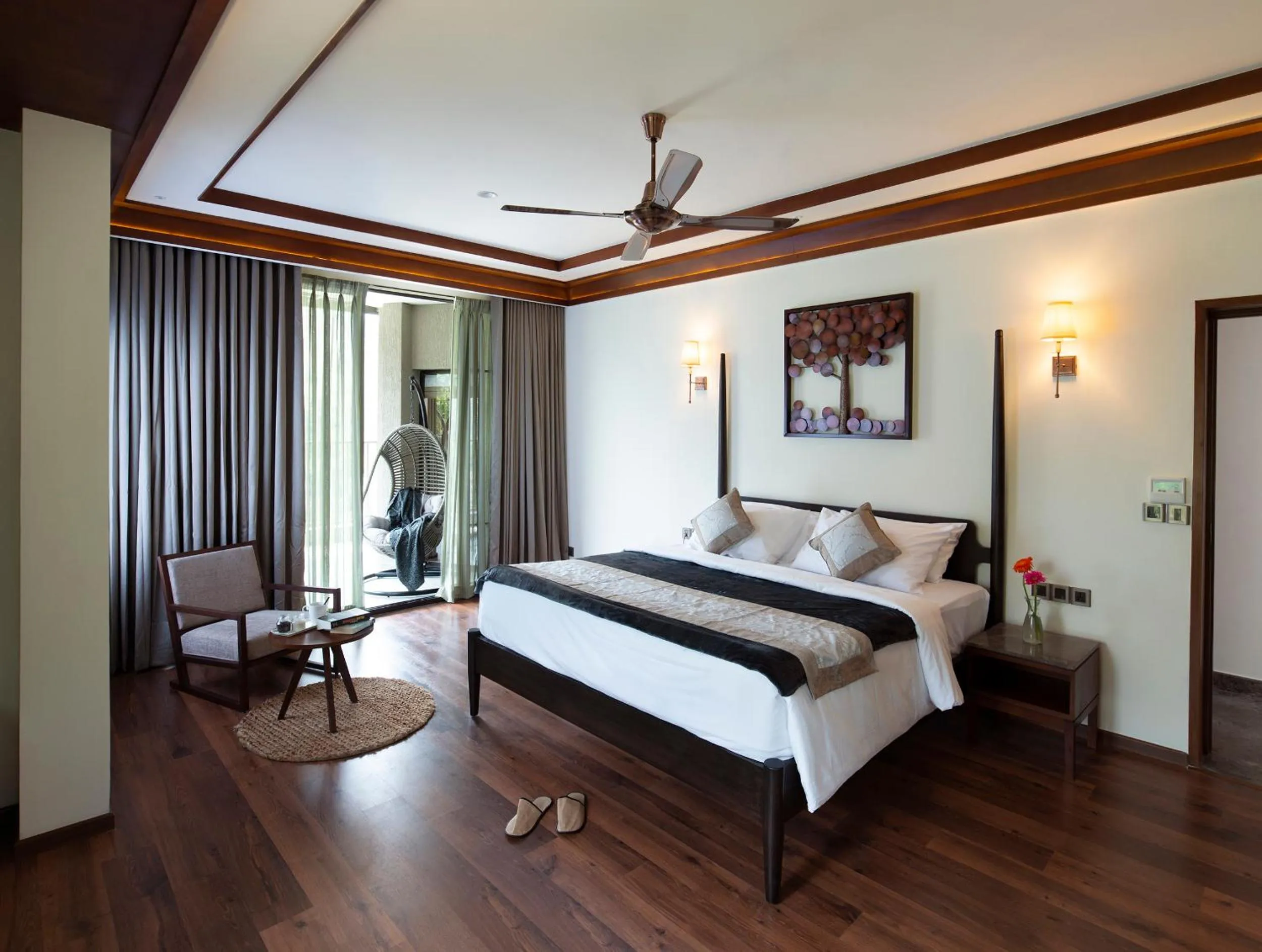 Bed in Niraamaya Retreats Samroha Athirappilly