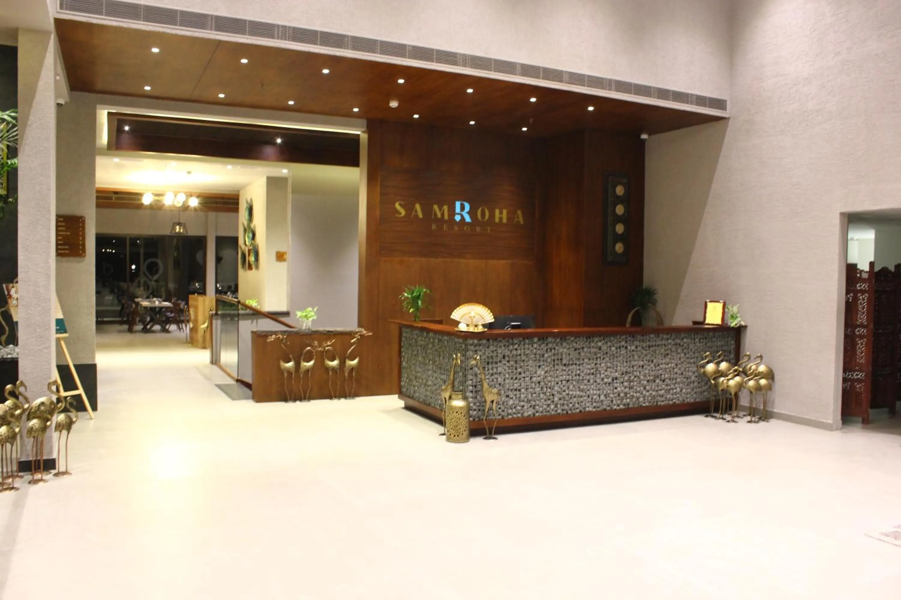 Lobby or reception in Niraamaya Retreats Samroha Athirappilly